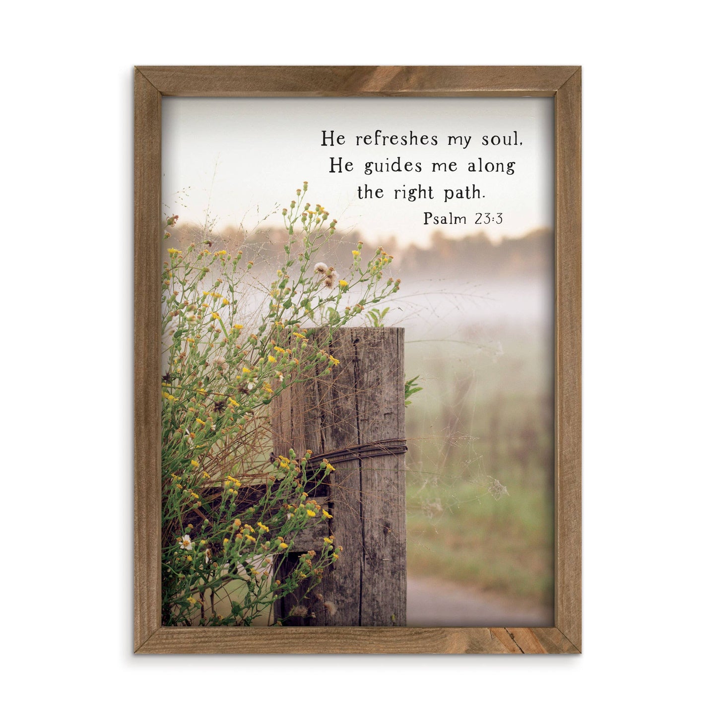 He Refreshes My Soul Framed Art