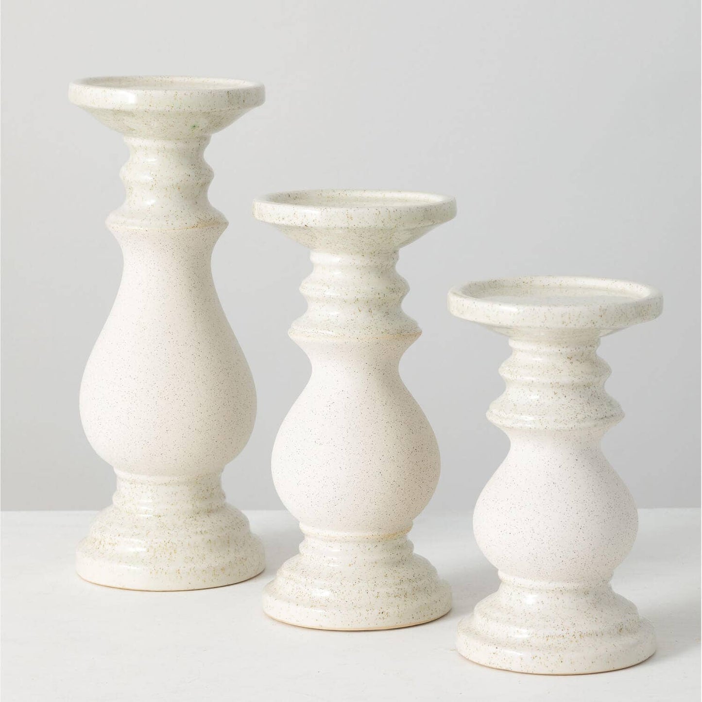 PILLAR CANDLE HOLDER SET OF 3