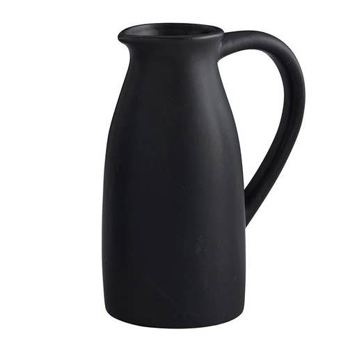 Black Ceramic Pitcher - Small