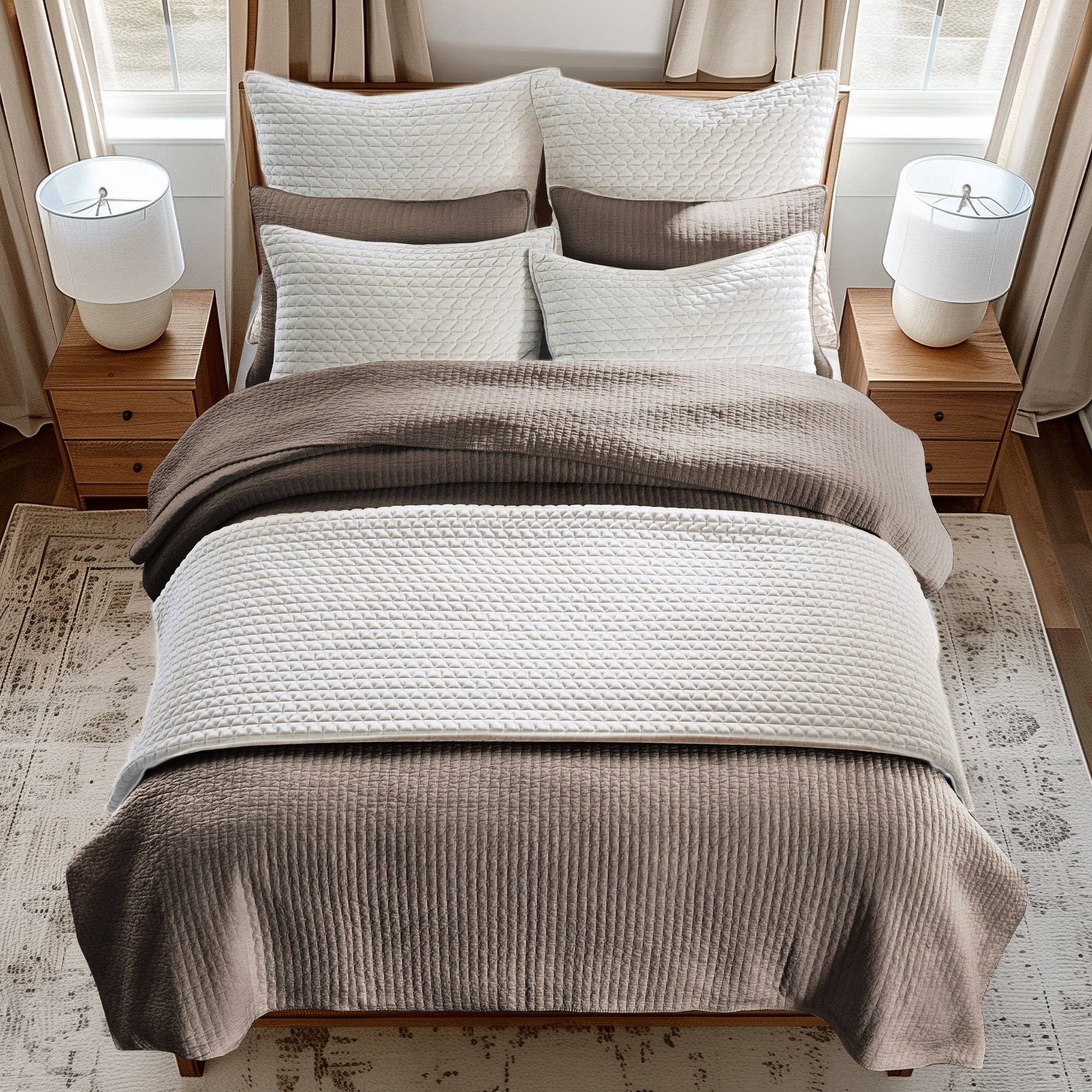 Velvet Stitch Quilt Set