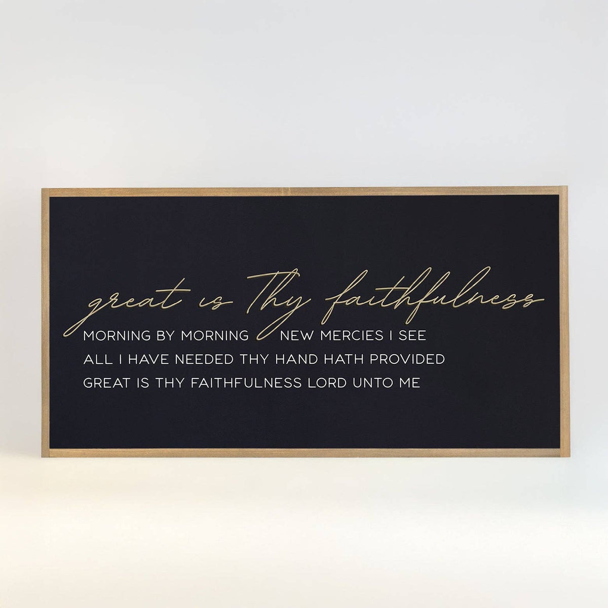 Great Is Thy Faithfulness | Wooden Cutout