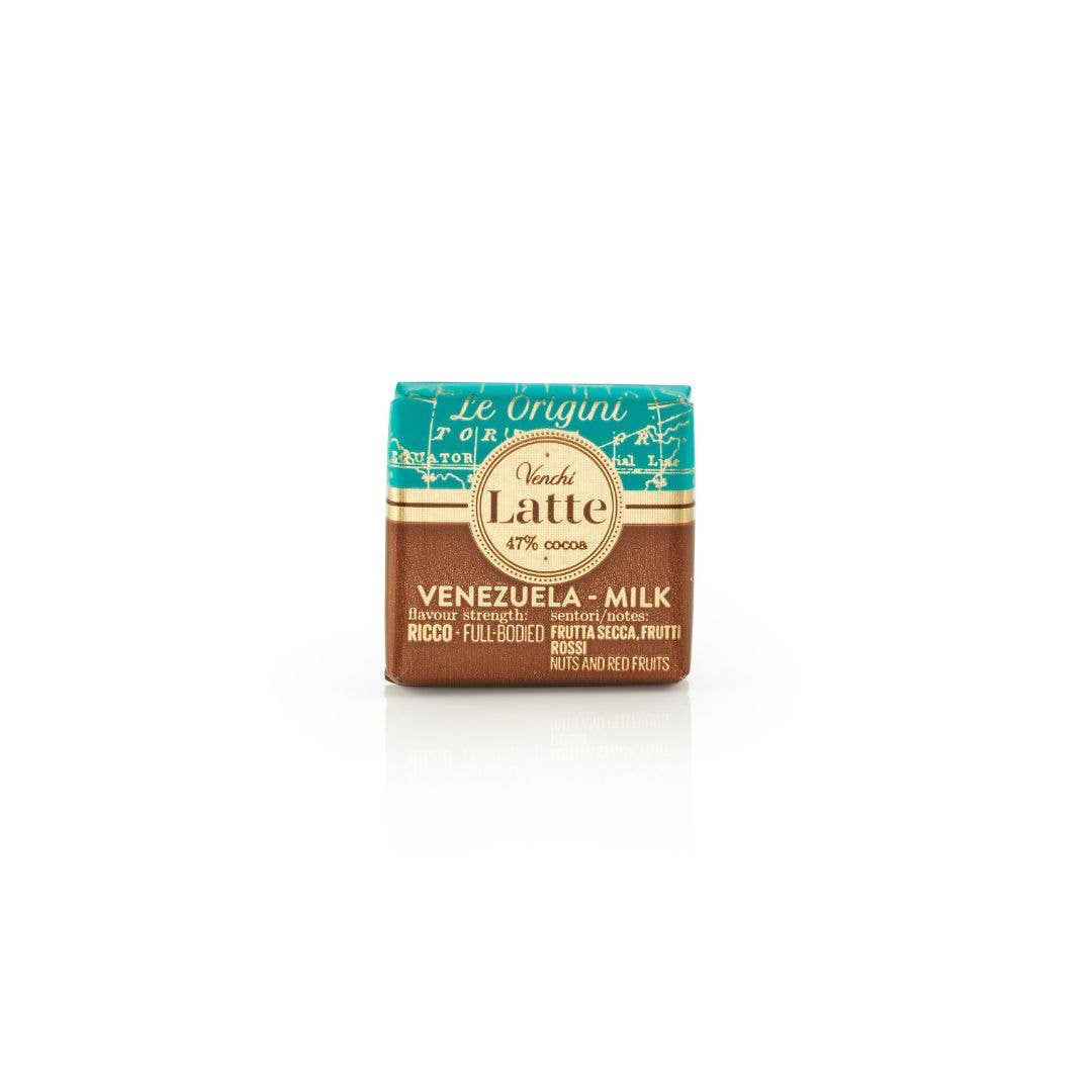 47% Venezuelan Milk Chocolate Mini Squares - Italian Gourmet