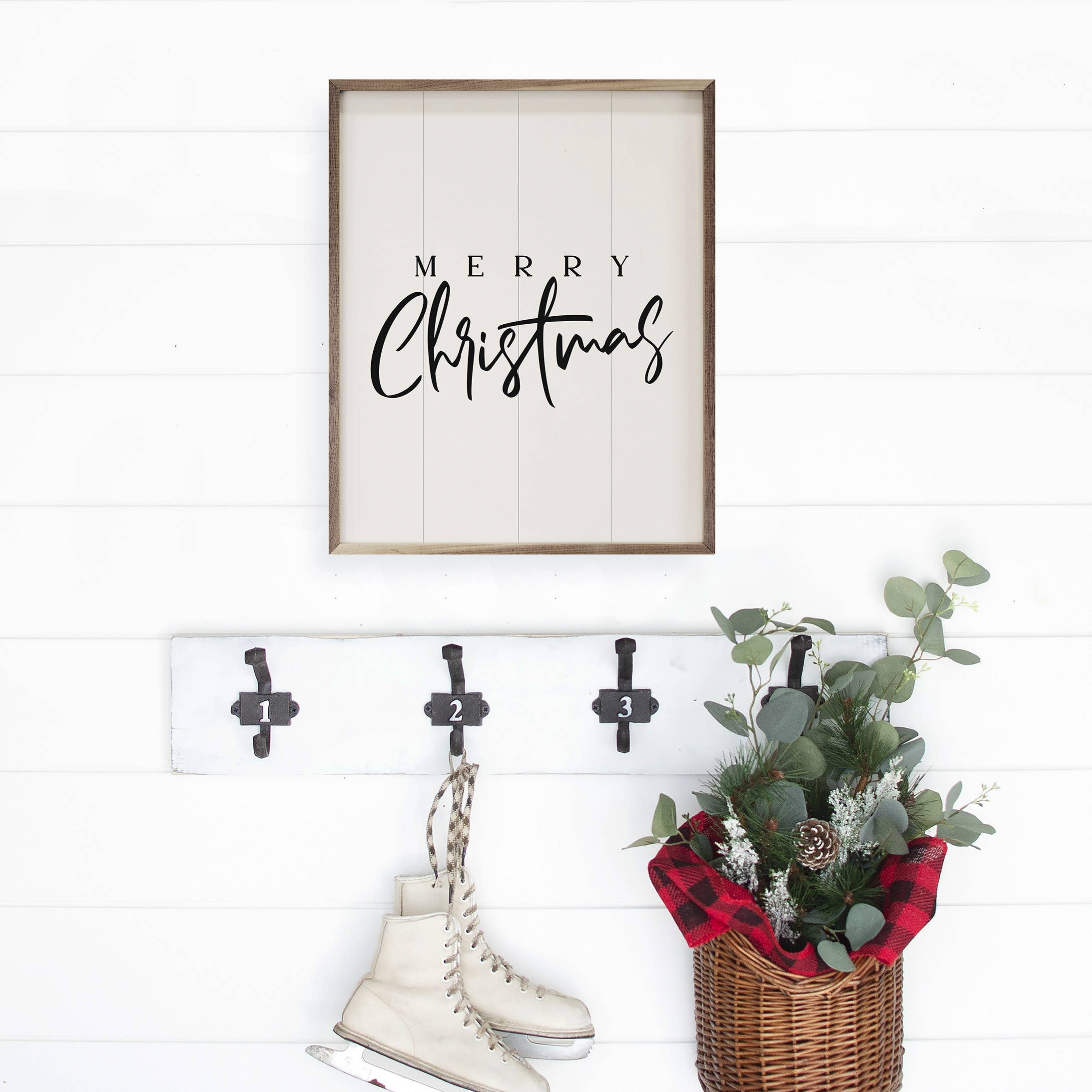 Merry Christmas Fancy White