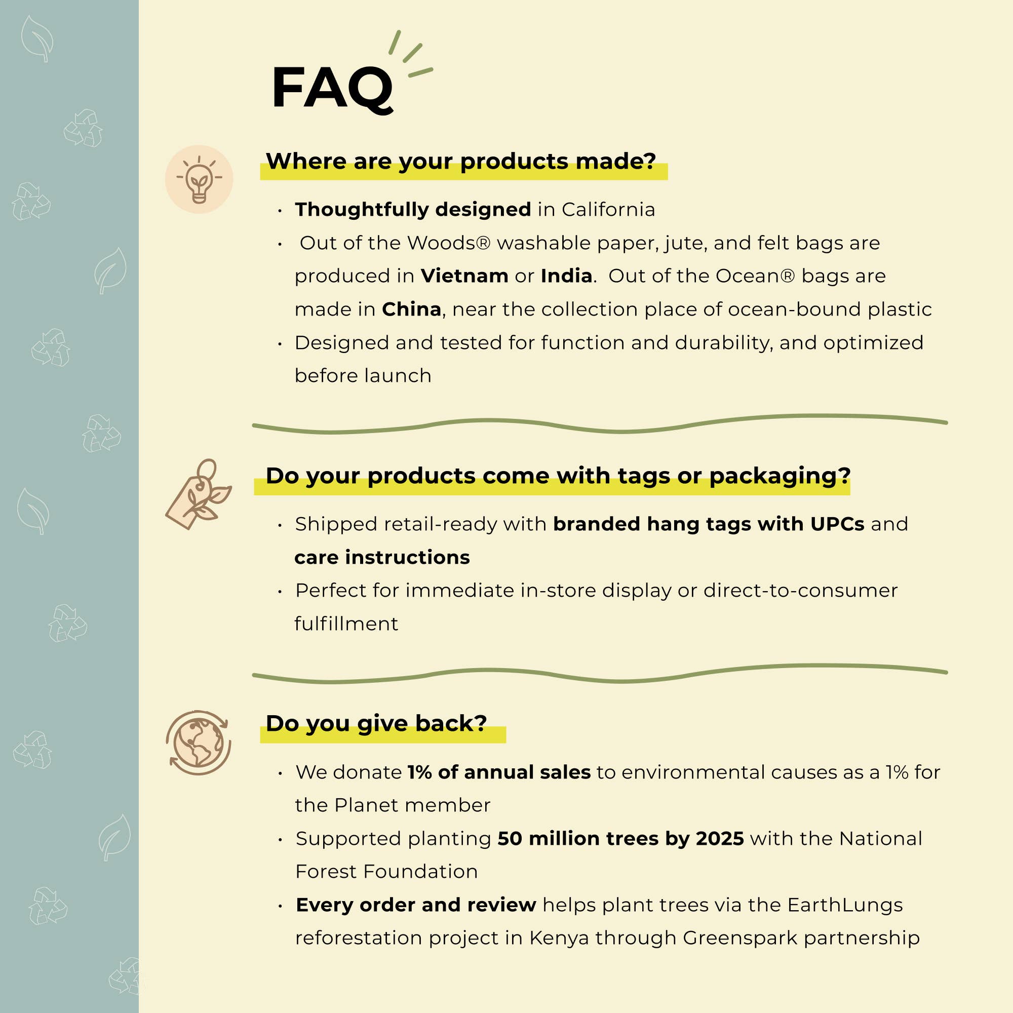 Rabbit Tote, Reusable Vegan Leather Shopping Bag