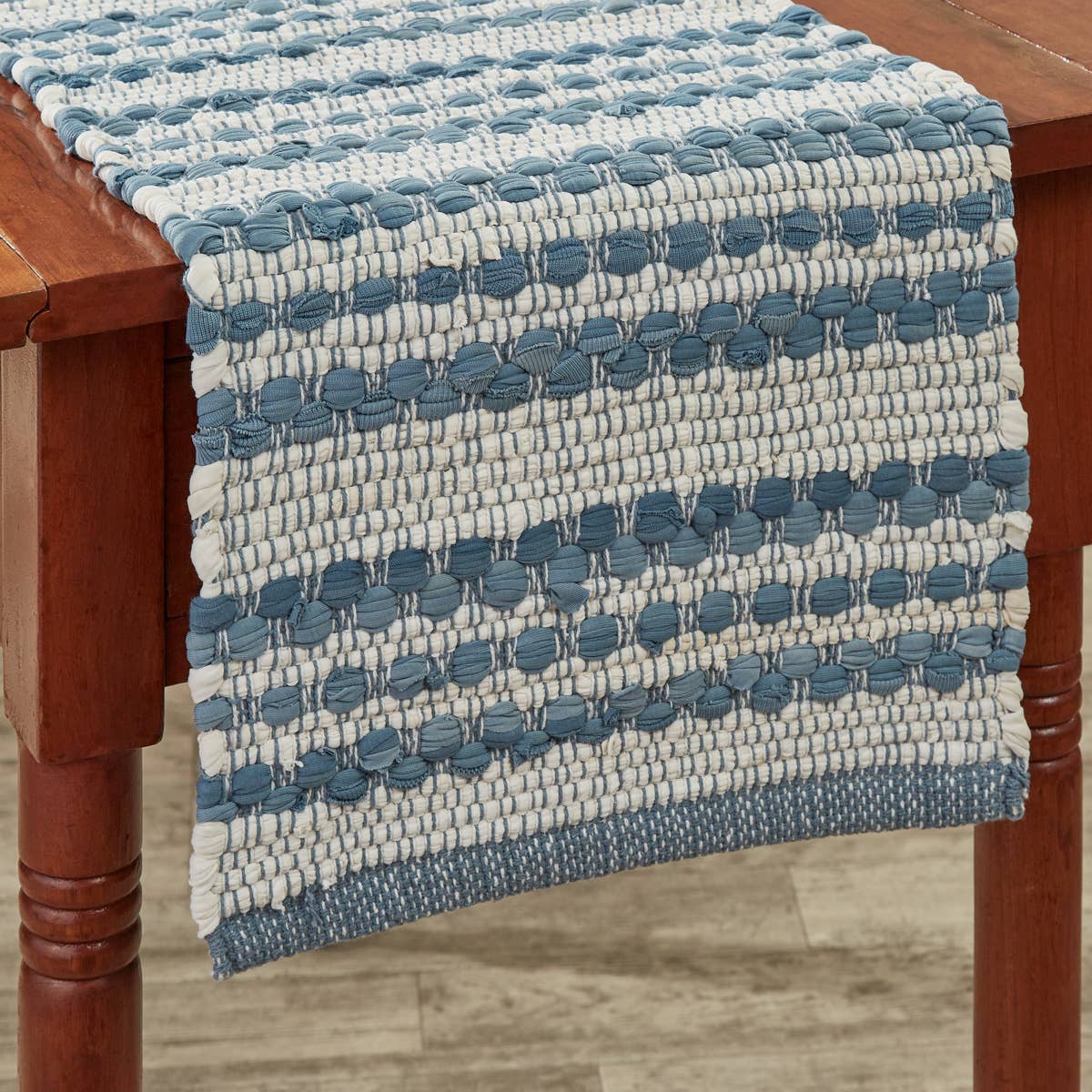 French Farmhouse Chindi Table Runner  36"L