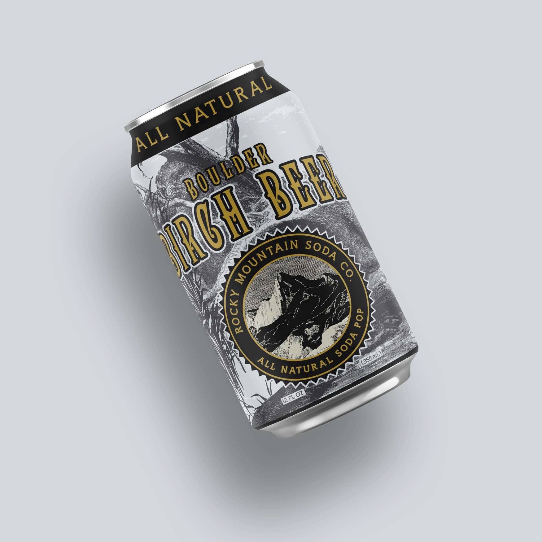 Boulder Birch Beer Soda Pop Cans