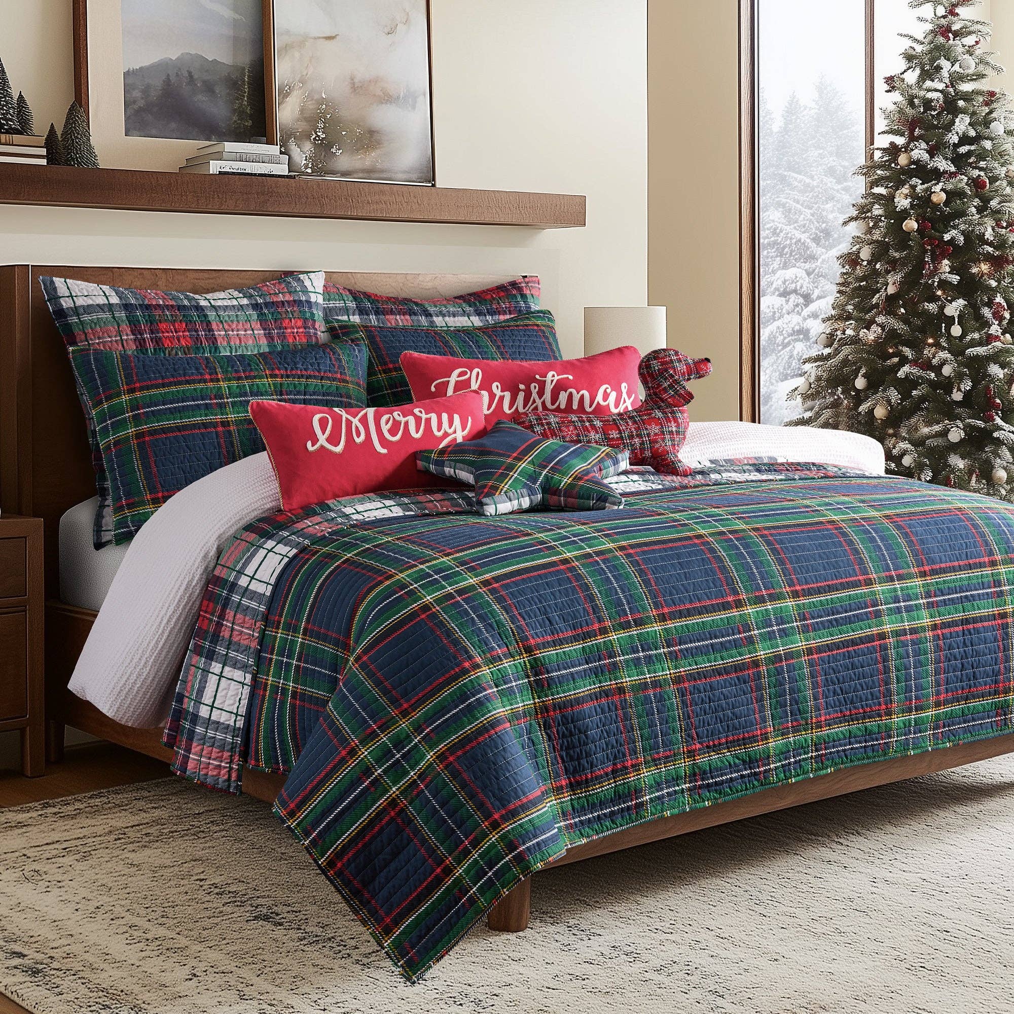 Spencer Plaid Quilt | King