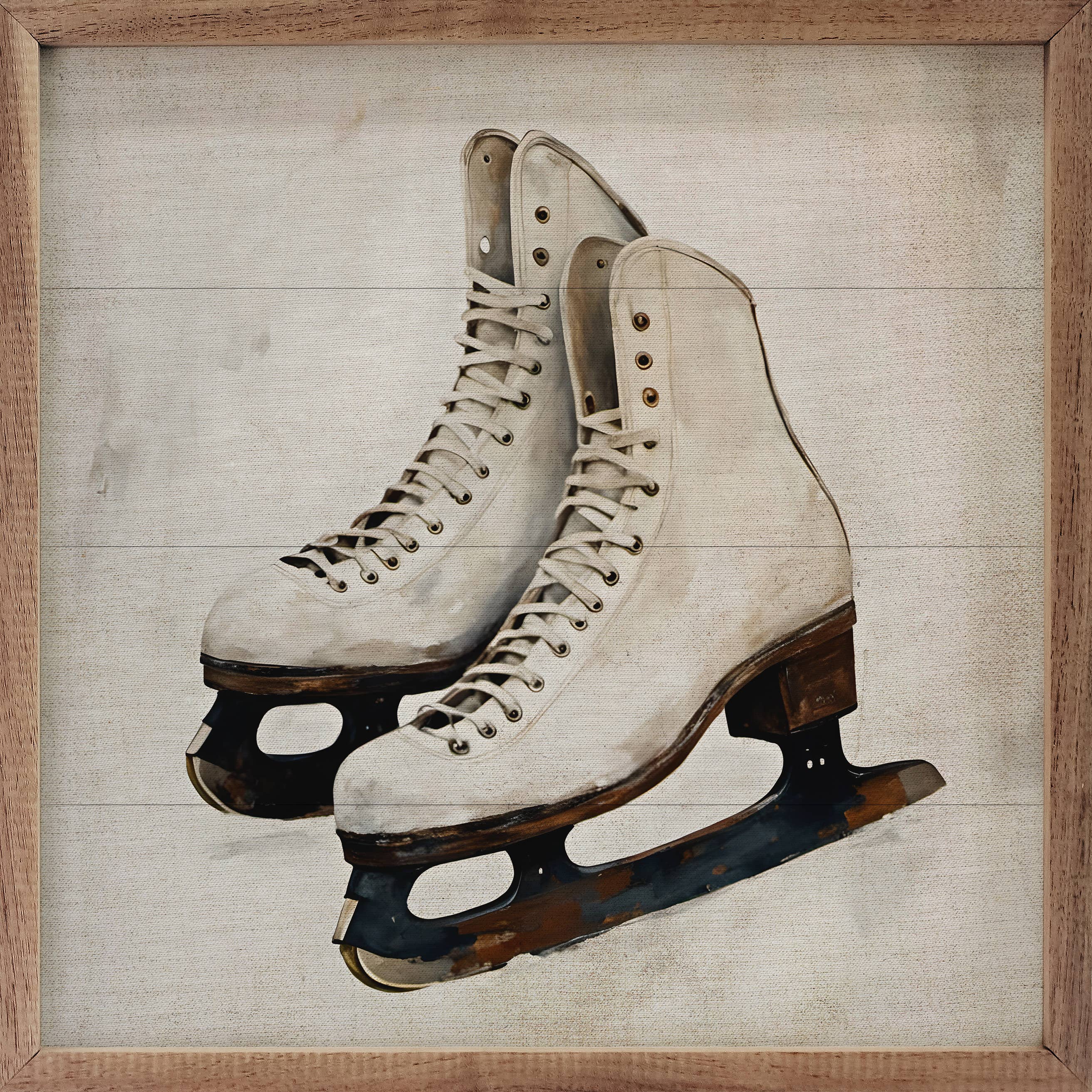 White Ice Skates