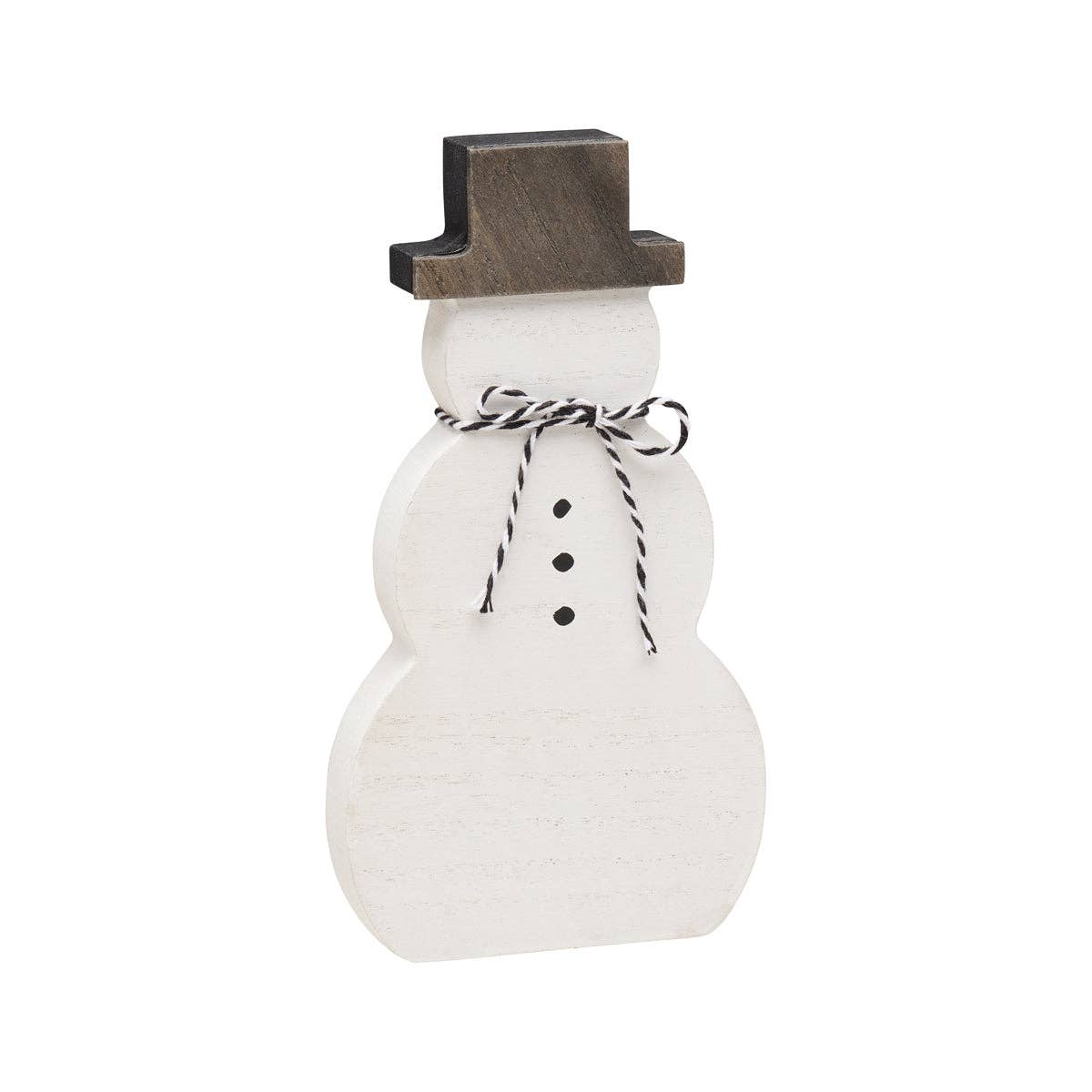 FR-3585 - White Wash Snowman Christmas Cutout