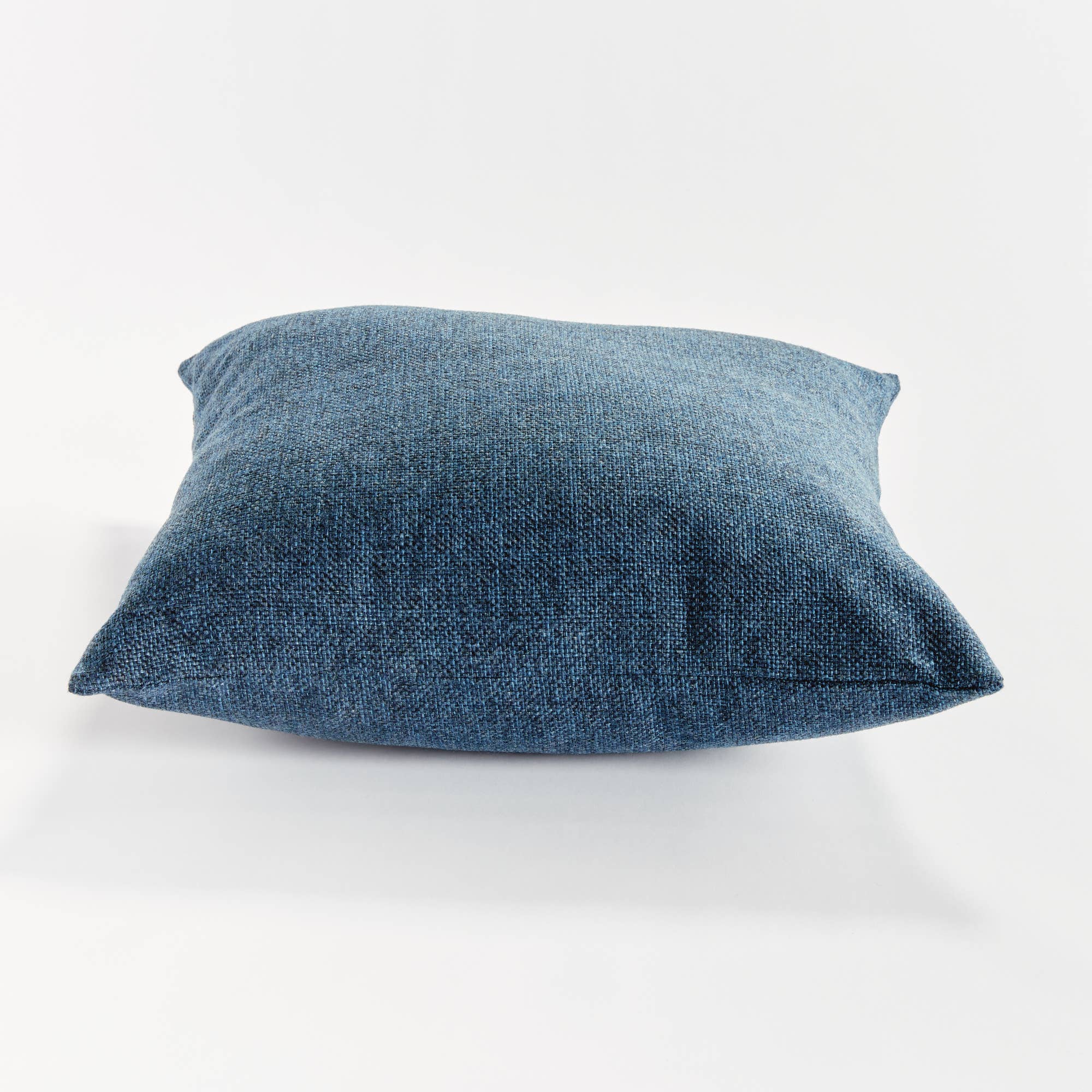 Bevin Square Indoor-Outdoor Pillow 20", Navy Blue