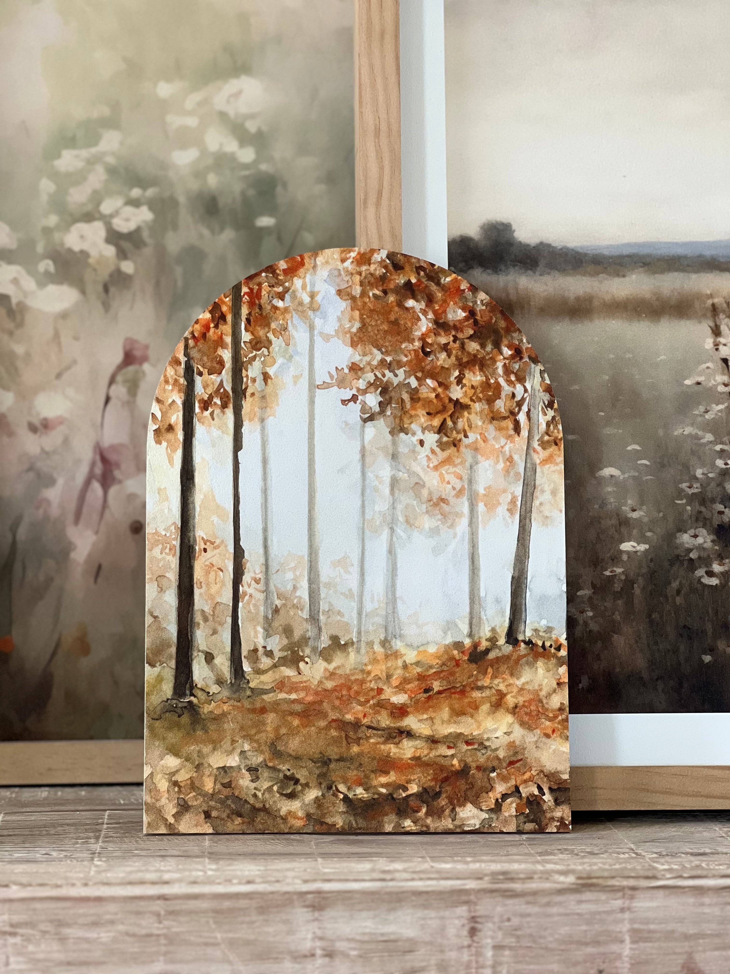 Autumn Forest 1, Arch | Fall 2024 Decor, Fall Wall Art