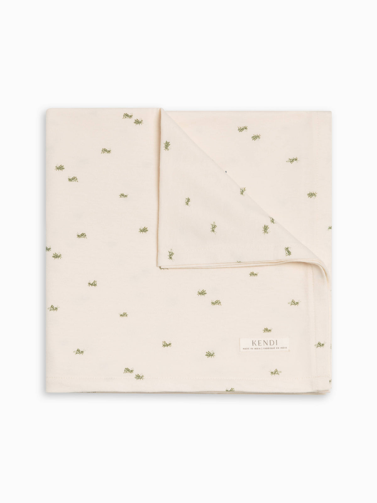 Swaddle Blanket - Grasshopper / Fern + Mint