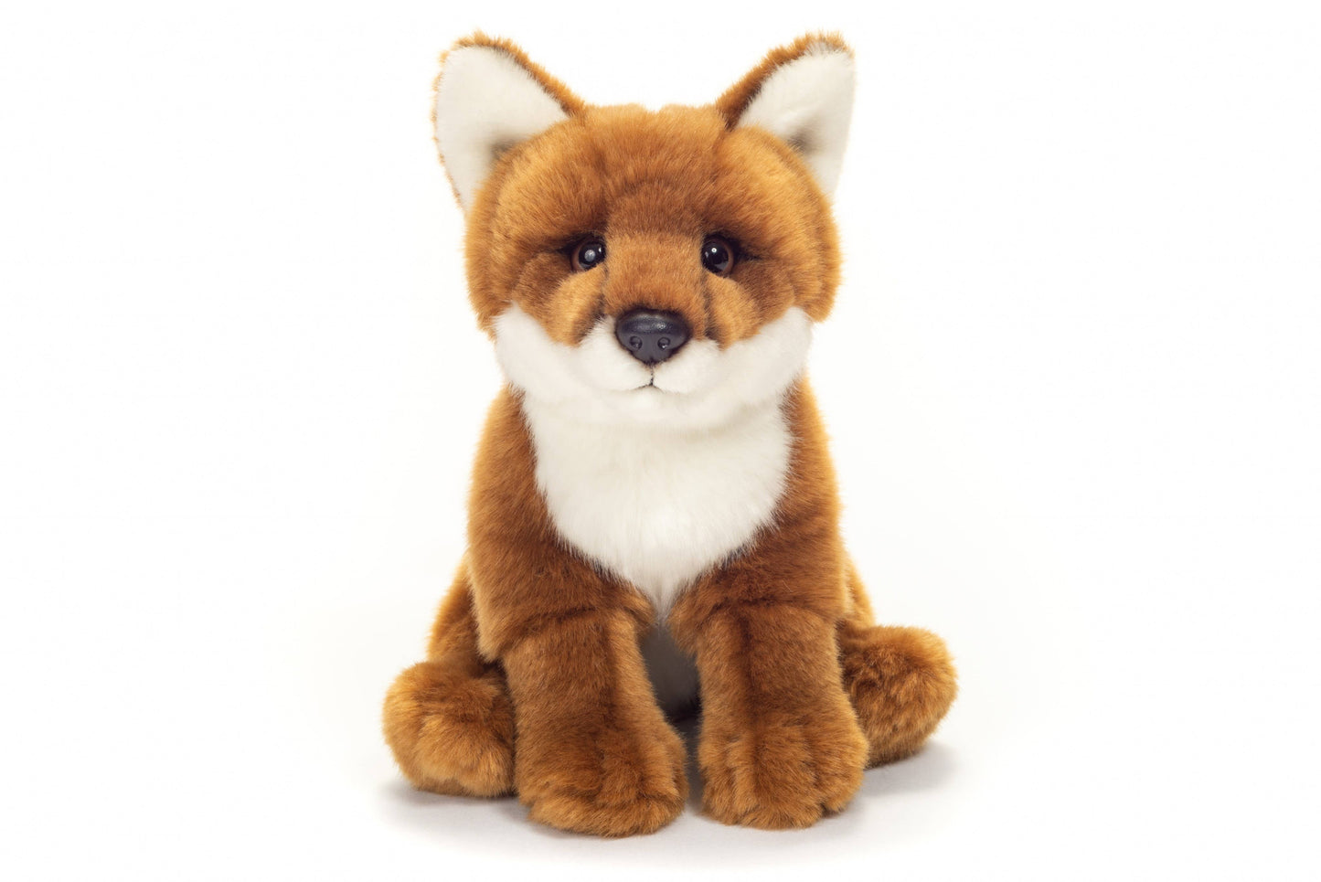 Fox sitting reddish brown 20 cm - plush toy - soft toy