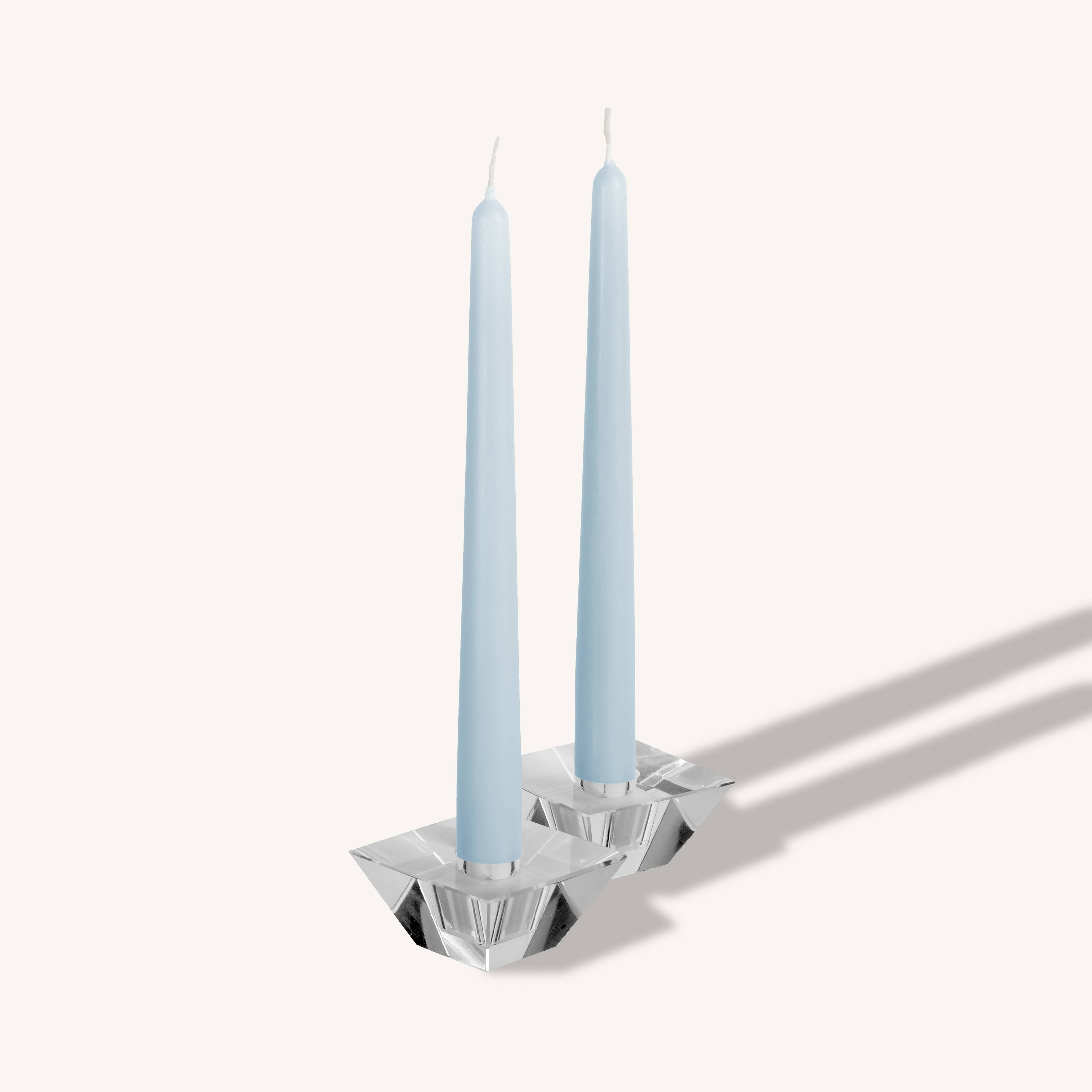 Ice Blue Taper Candles - 12 Inch - 12 Pack