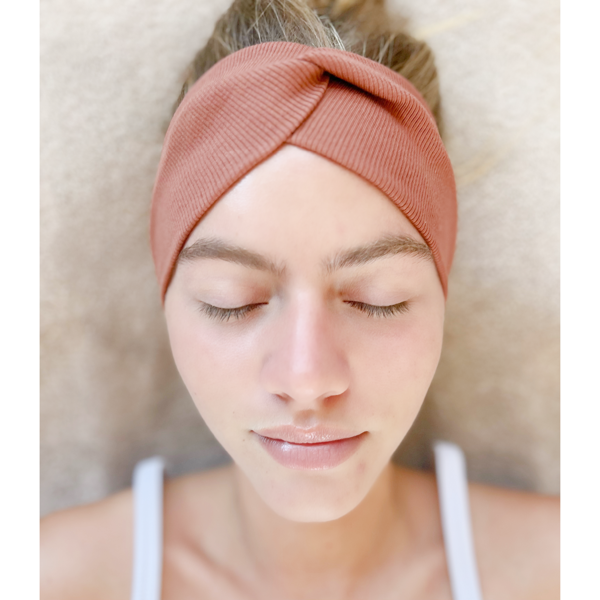 Organic Rib Cotton Twist Headband