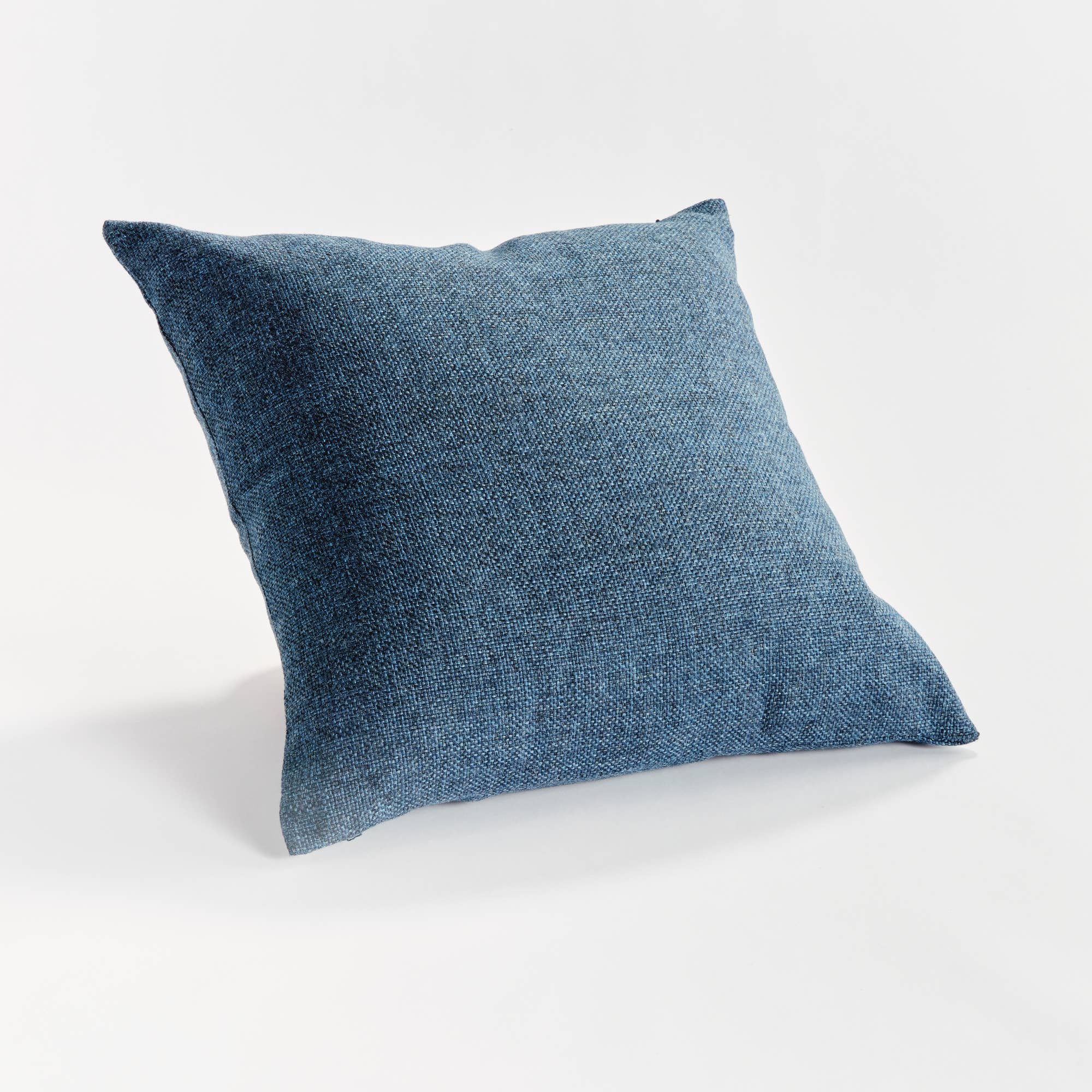 Bevin Square Indoor-Outdoor Pillow 20", Navy Blue