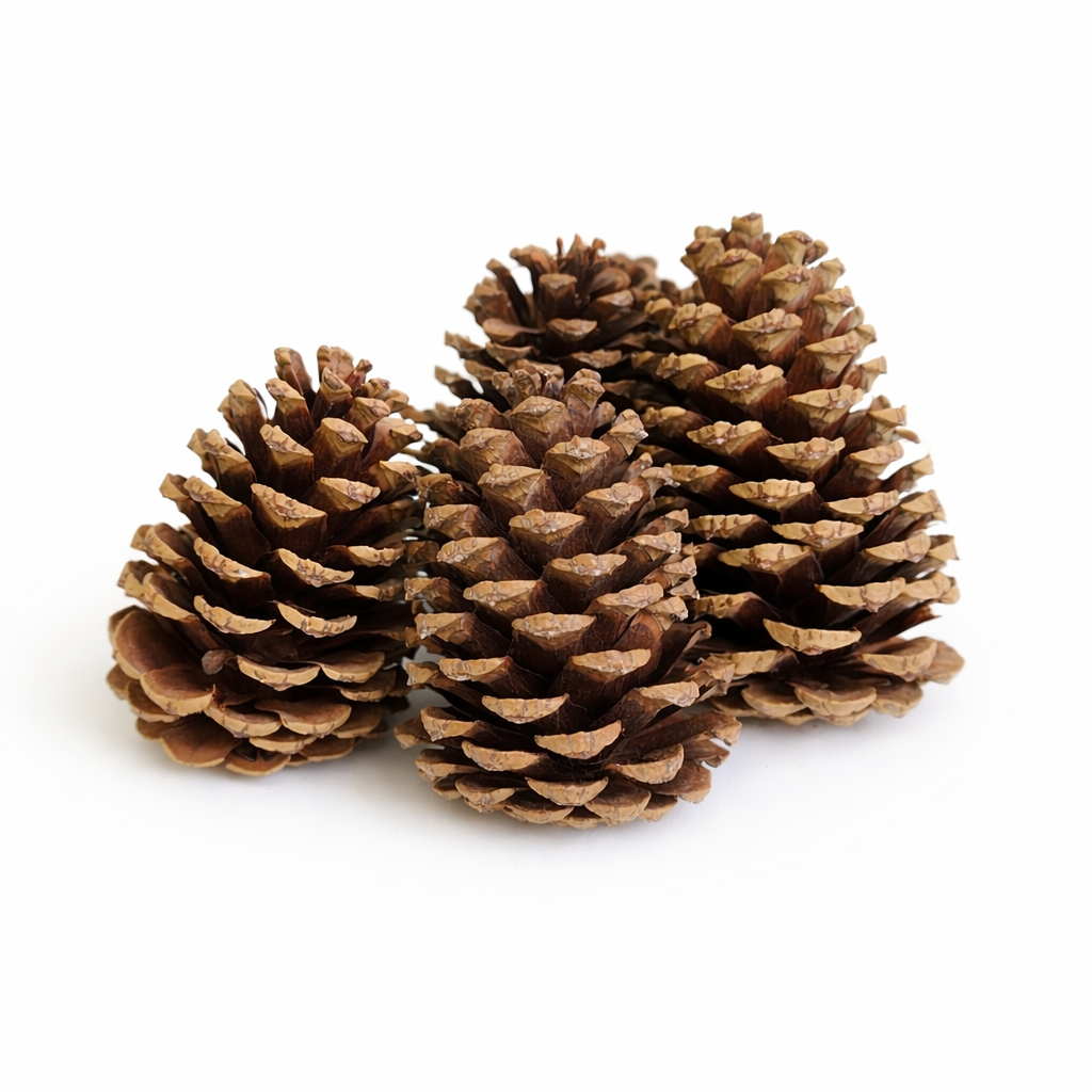 Natural Loblolly Pinecones - 3-4 Inches Tall