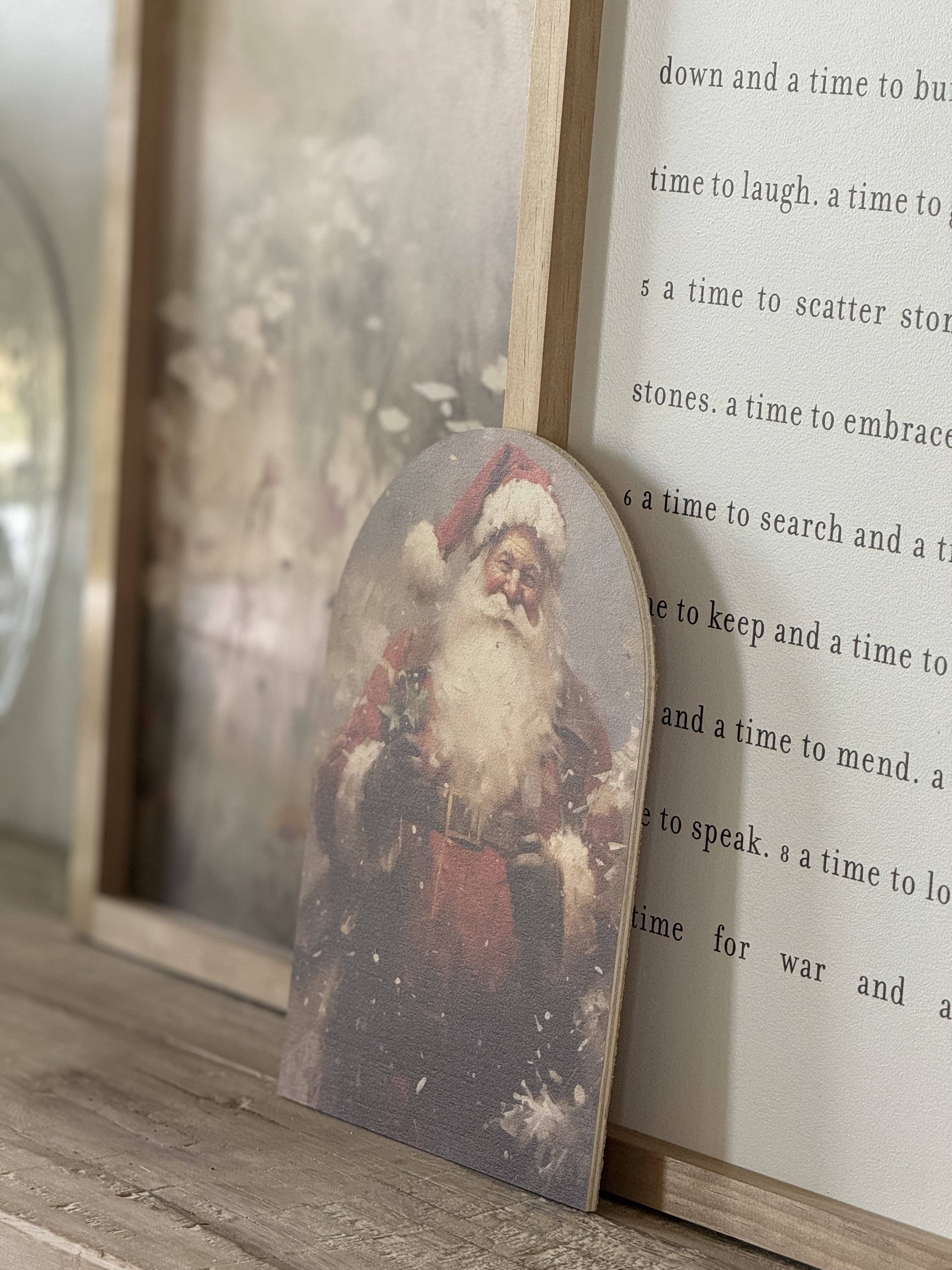 Vintage Santa 2, Arch | Christmas Decor