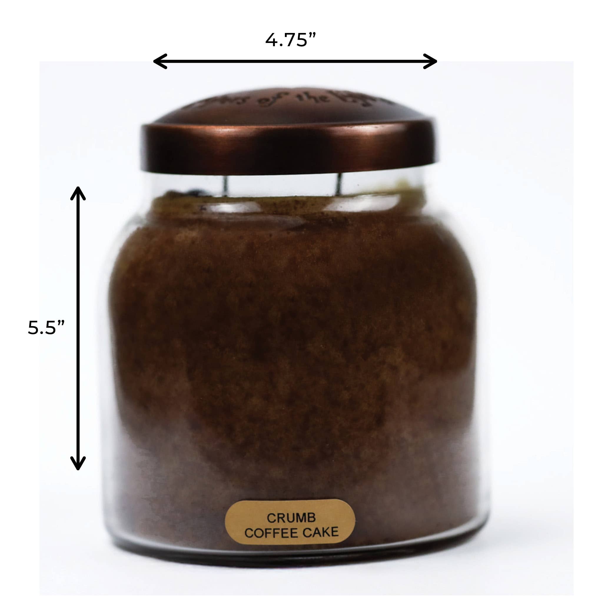 Crumb Coffee Cake – 34oz Strong Scented Gift Candle