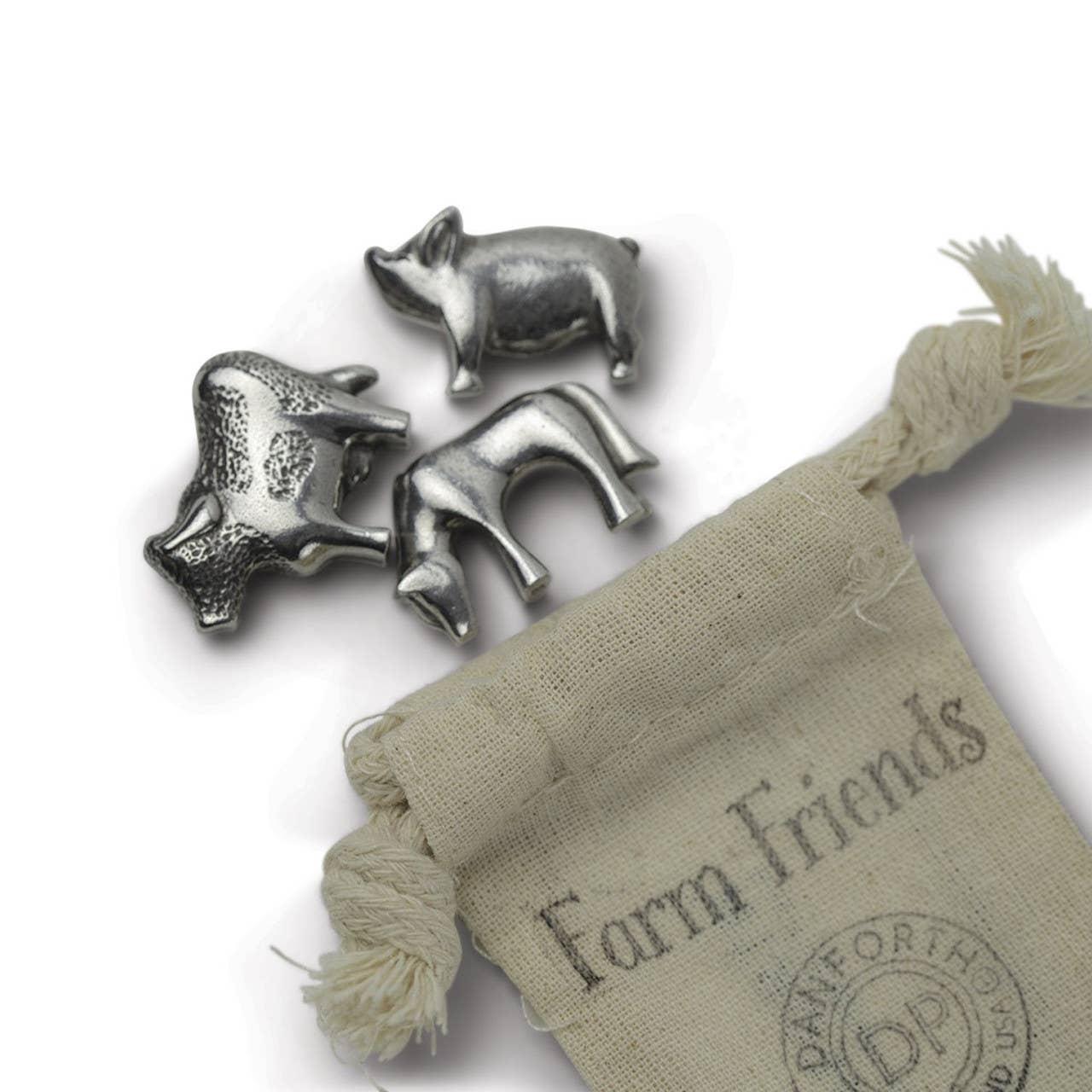 Farm Friends Netsuke Set