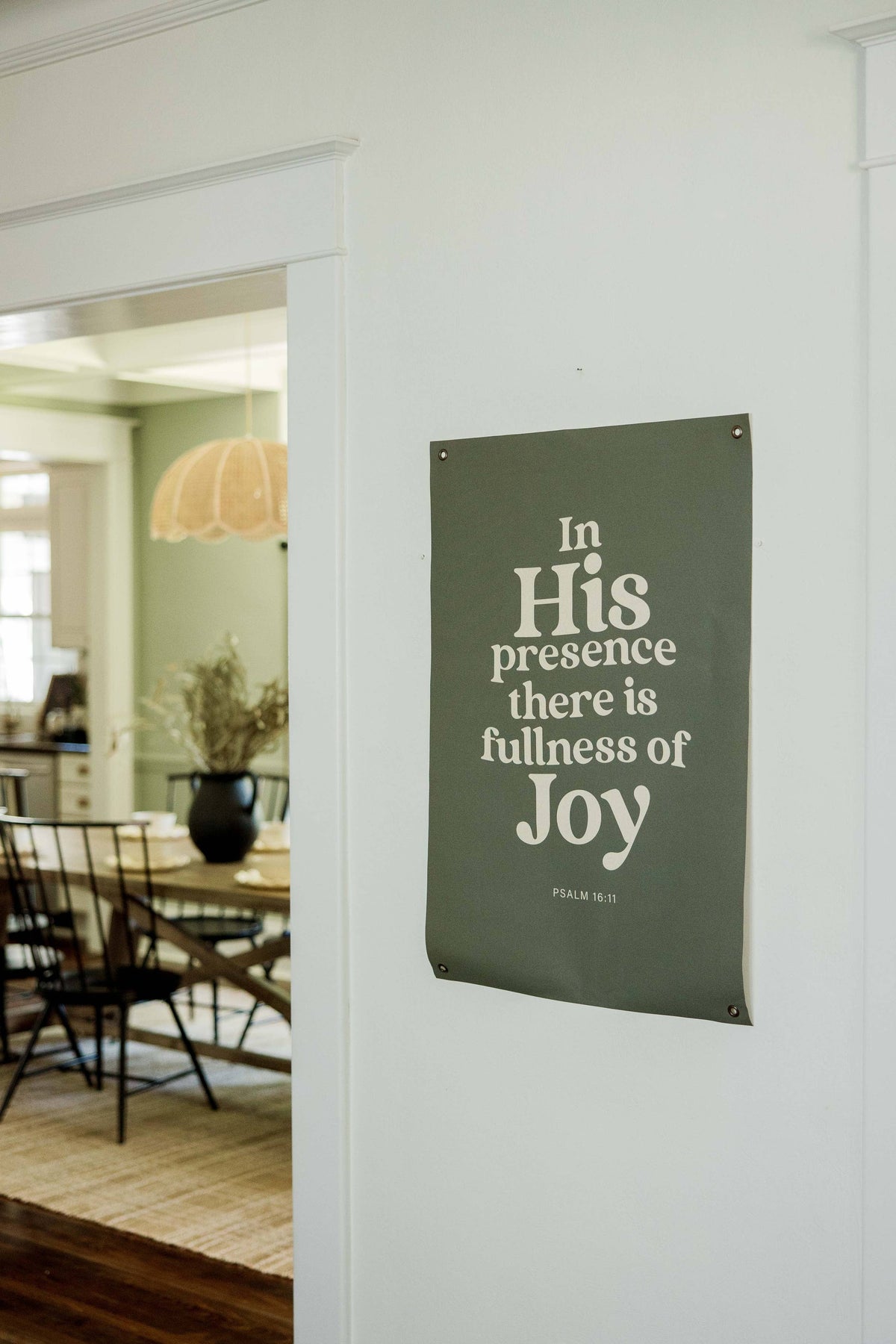 In His Presence | Canvas Banner