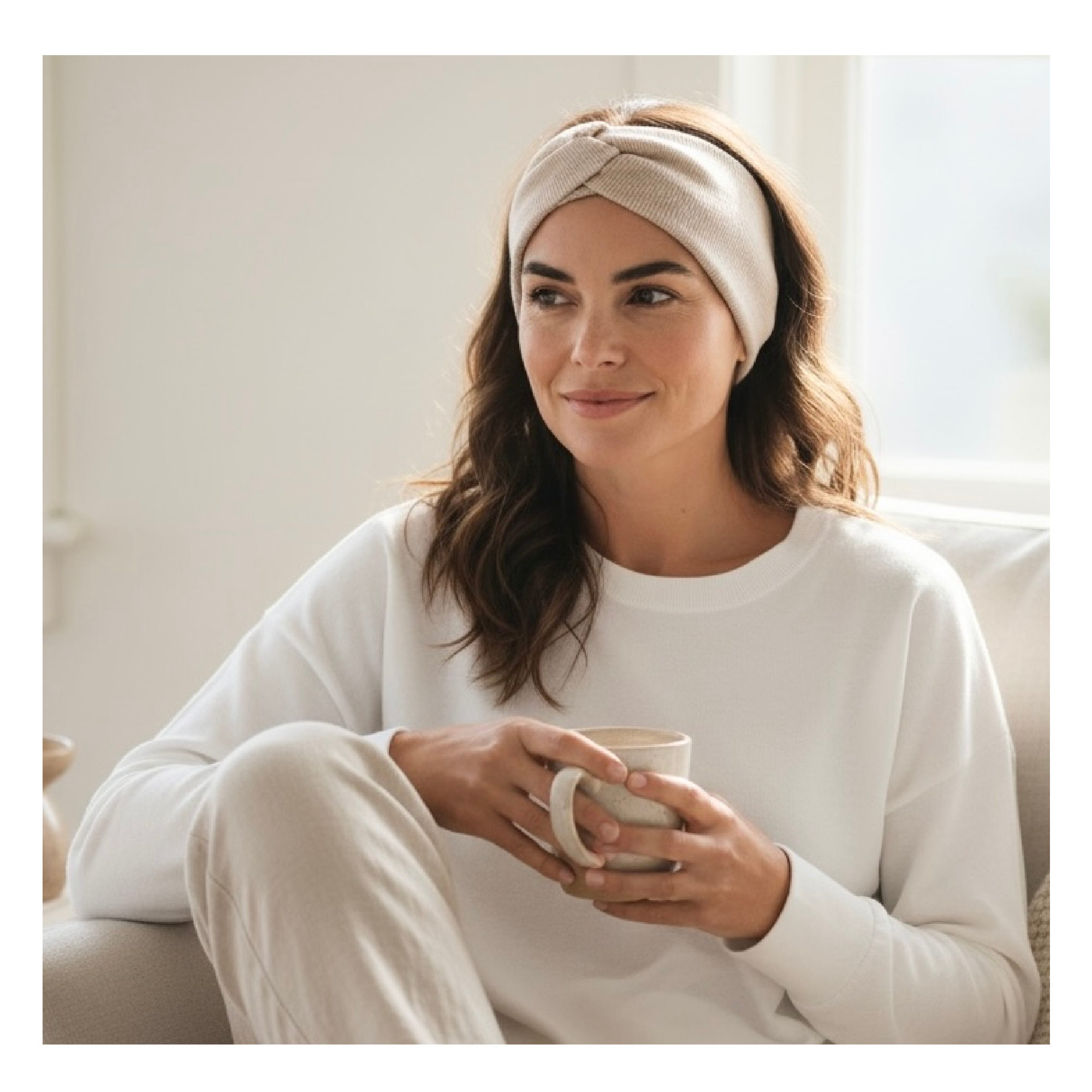 Organic Rib Cotton Twist Headband