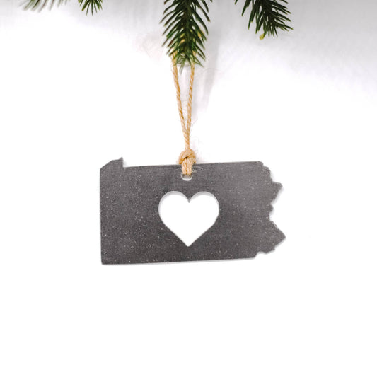 Pennsylvania Heart Ornament