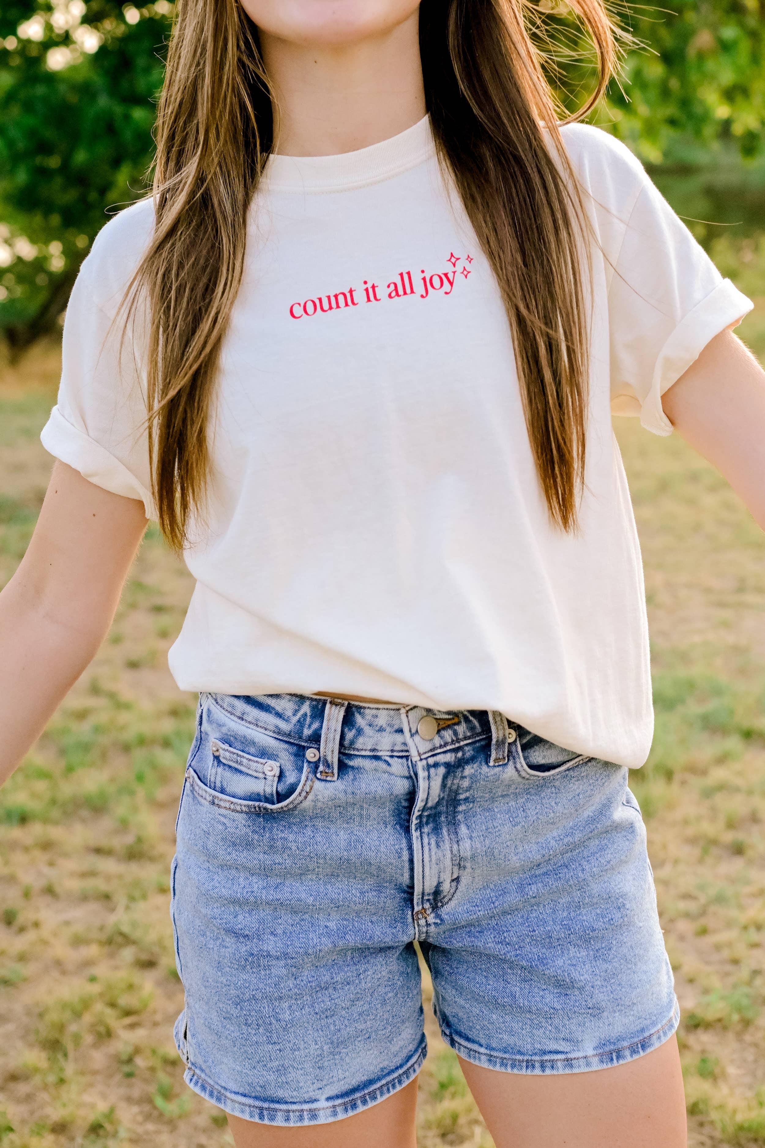 Count It All Joy Tee - Ivory