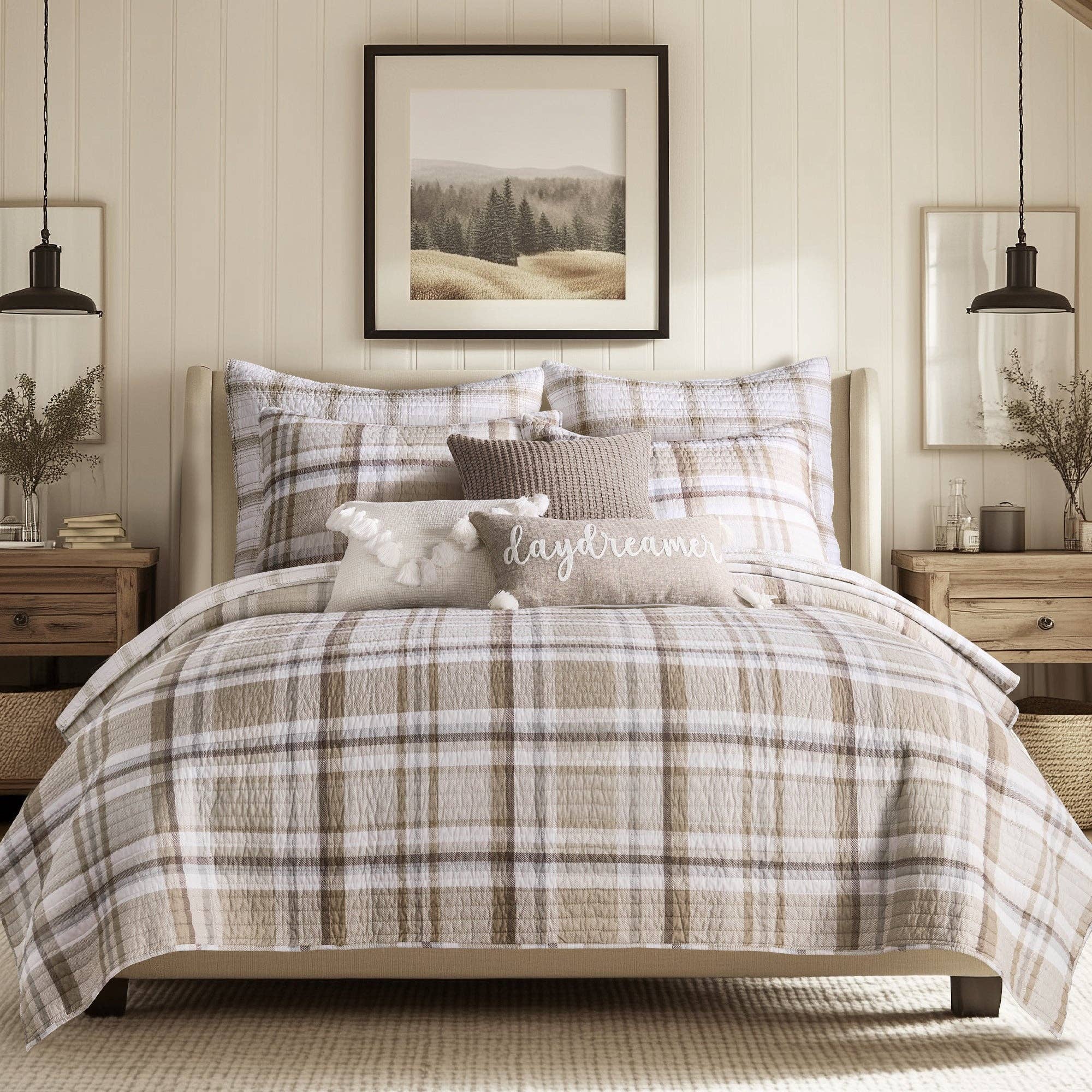 Spencer Plaid Quilt | King