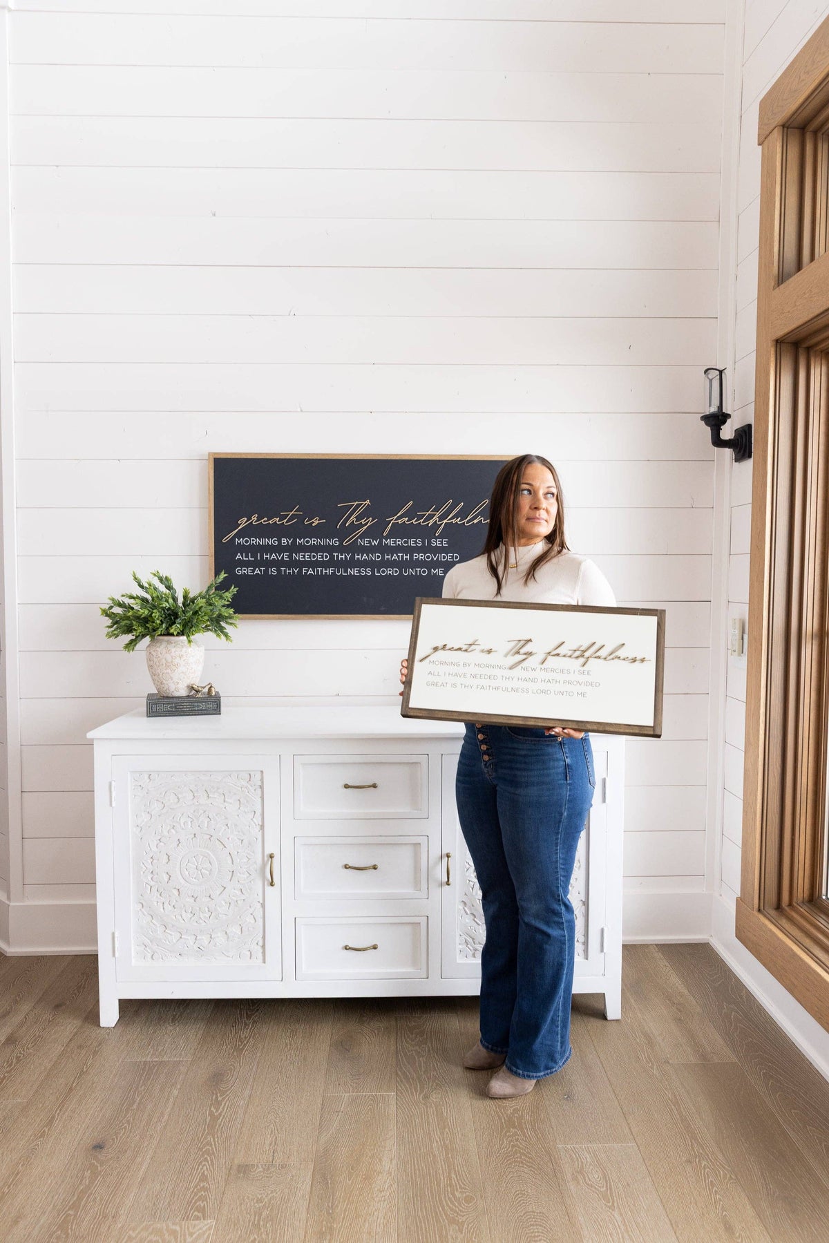 Great Is Thy Faithfulness | Wooden Cutout