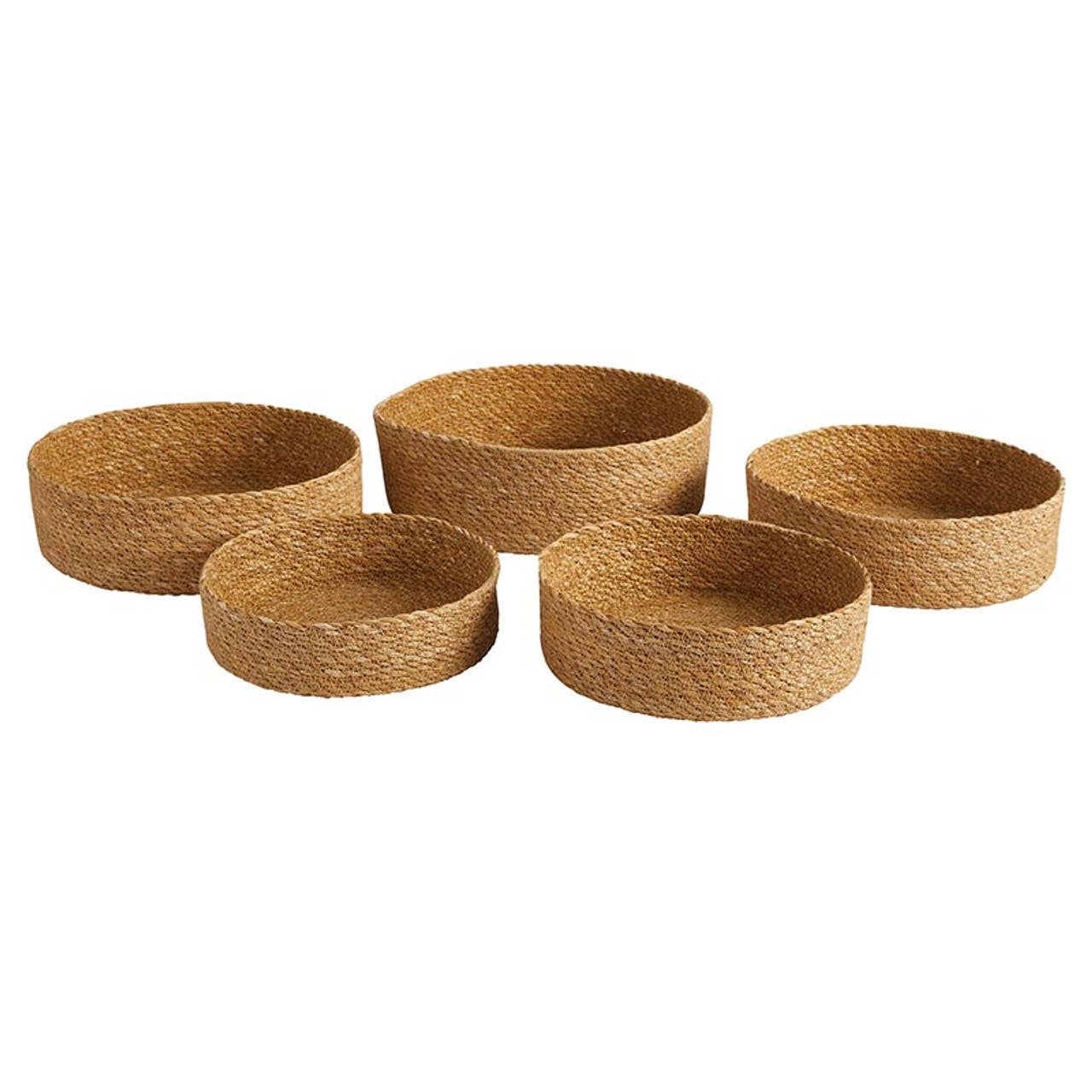 Seagrass Short Baskets - Set of 5