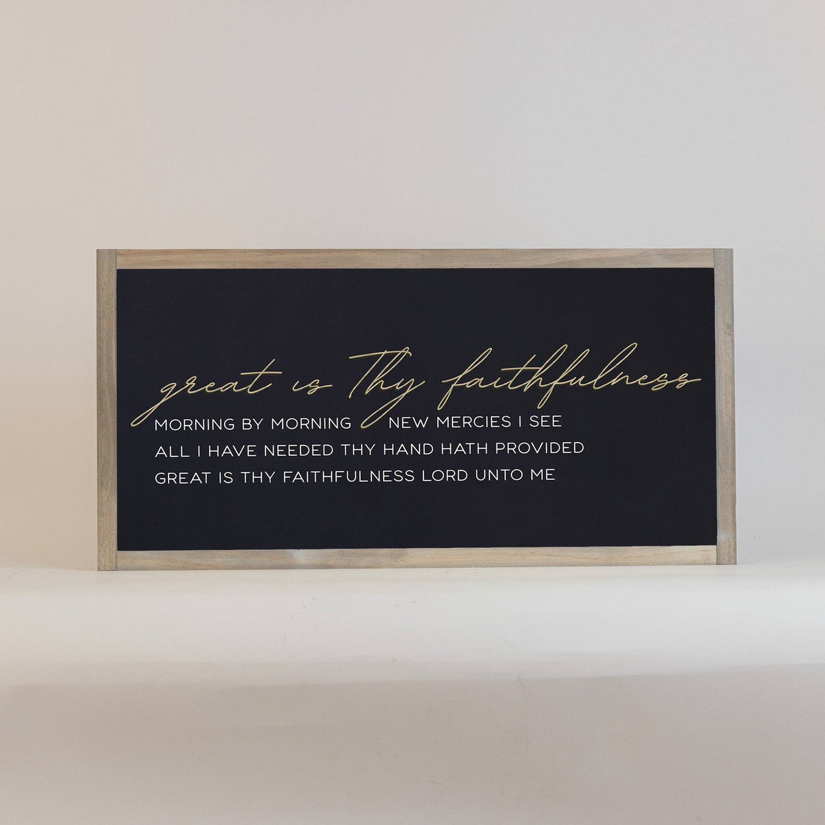 Great Is Thy Faithfulness | Wooden Cutout