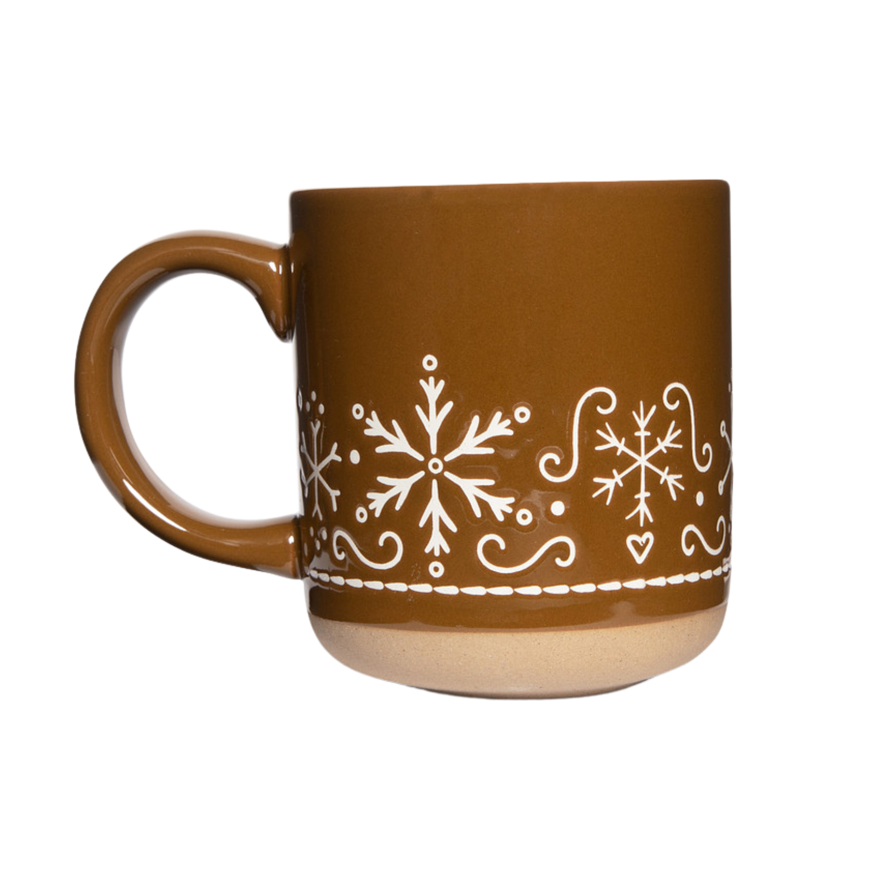 Gingerbread Stoneware Coffee Mug