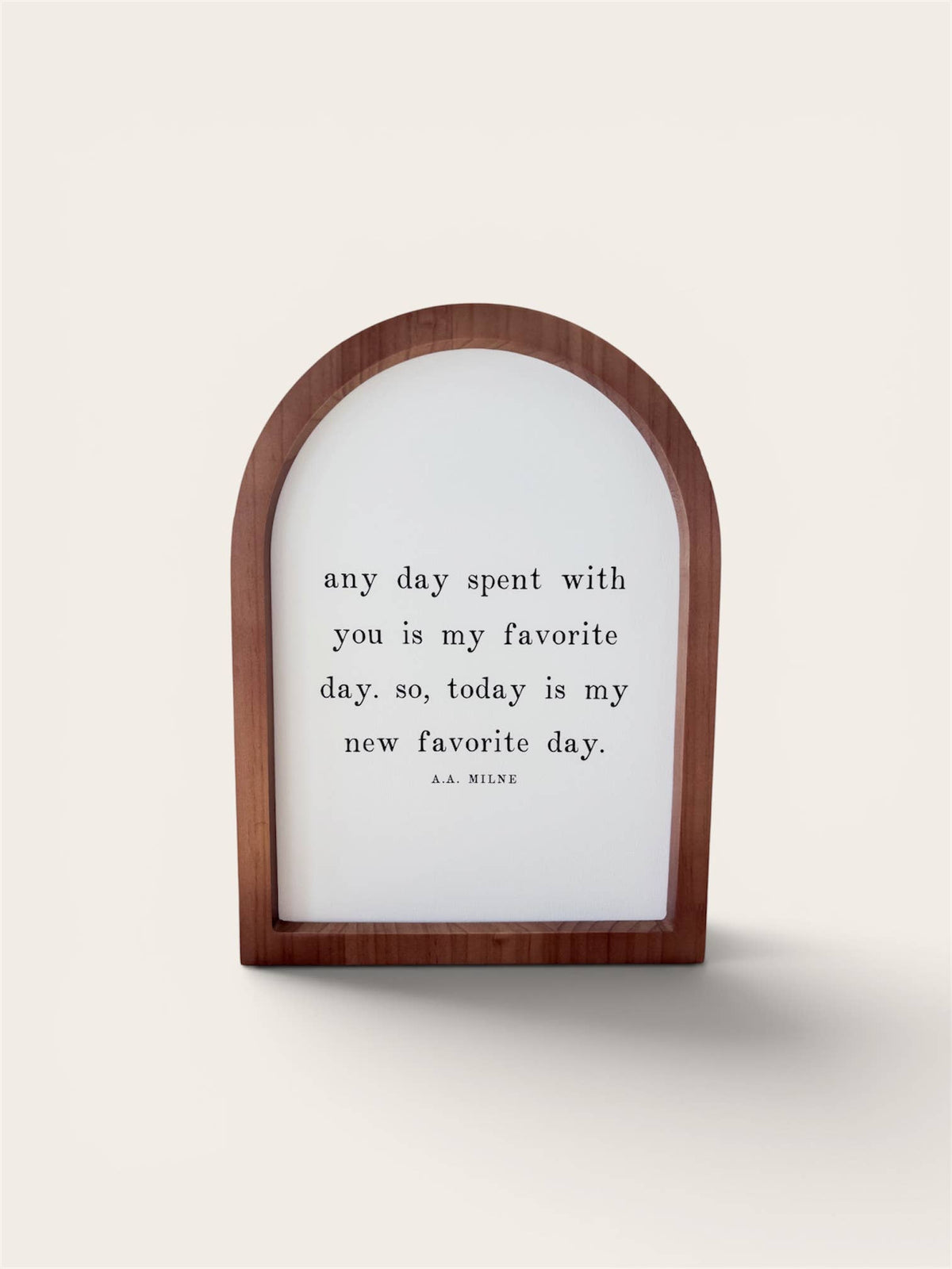 Any Day Spent With You, Wood Arch