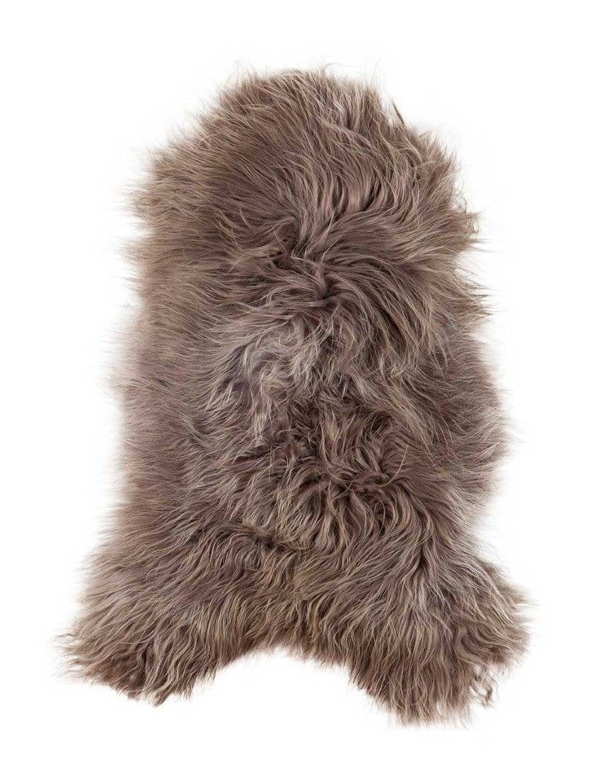 Sheepskin Icelandic taupe 90-110cm