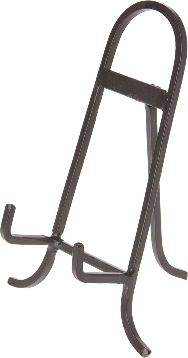 Wrought Iron Easel, 8.75" H x 7" W x 4" D