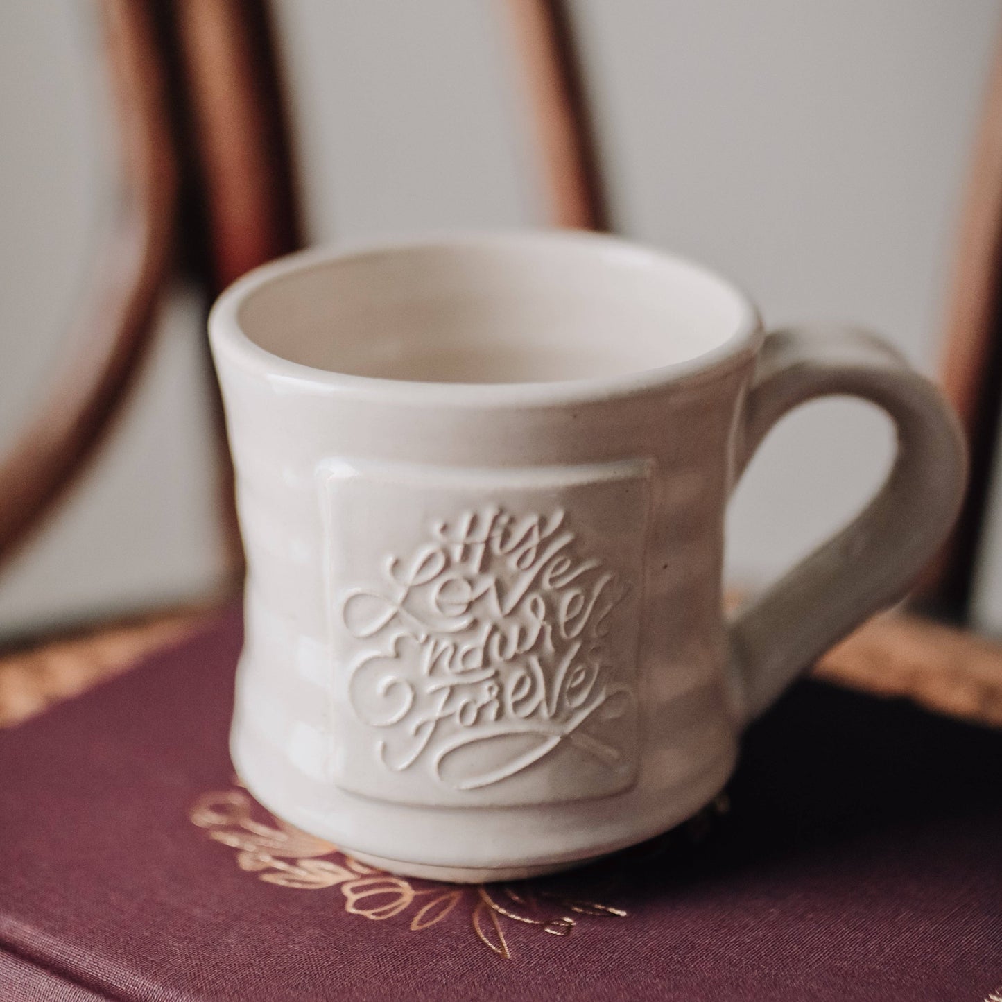 His Love Endures Forever Mug