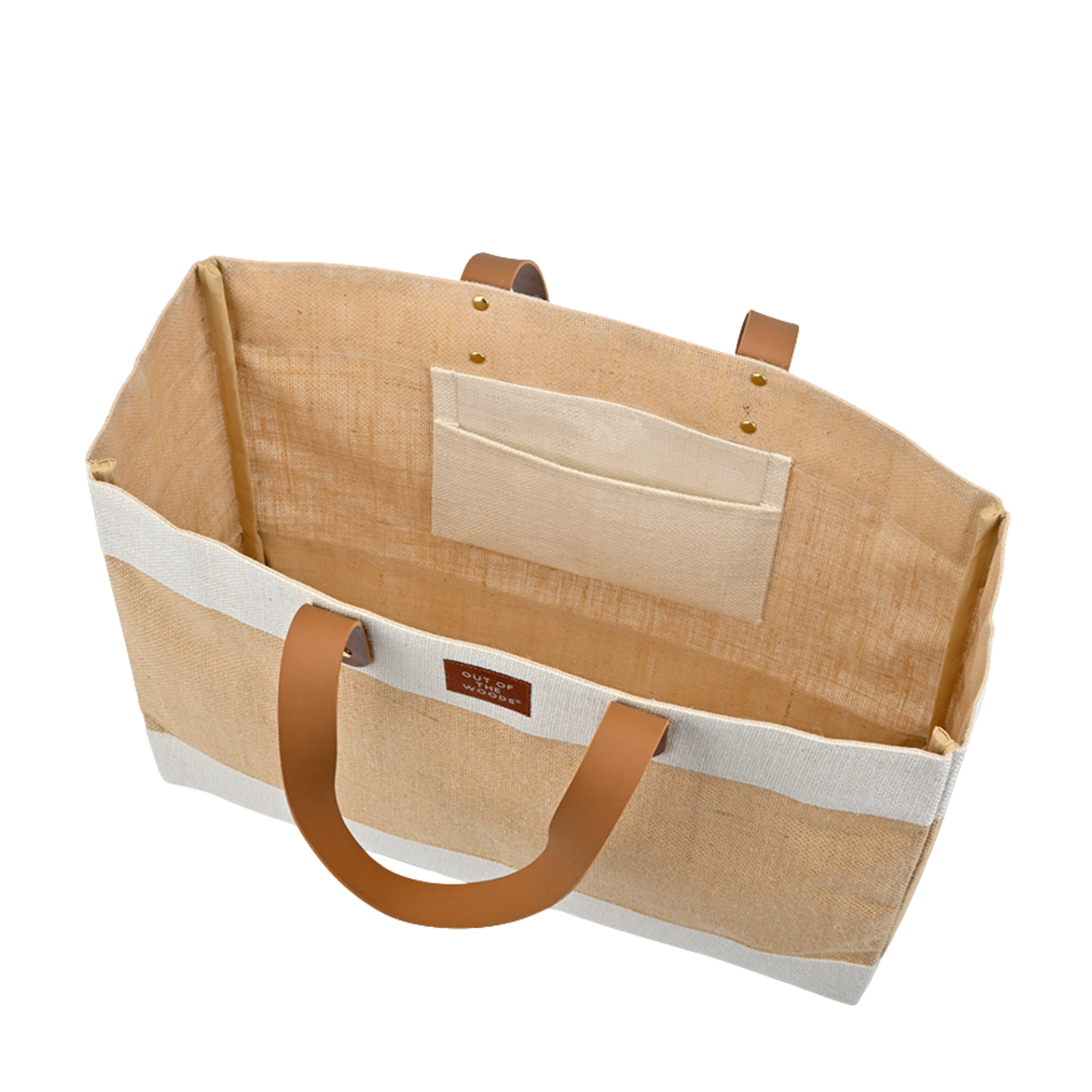 Jute Reusable Market Tote, Cream White