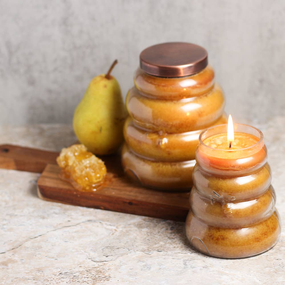 Honey Pear Cider – 30oz Beehive Scented Jar Candle