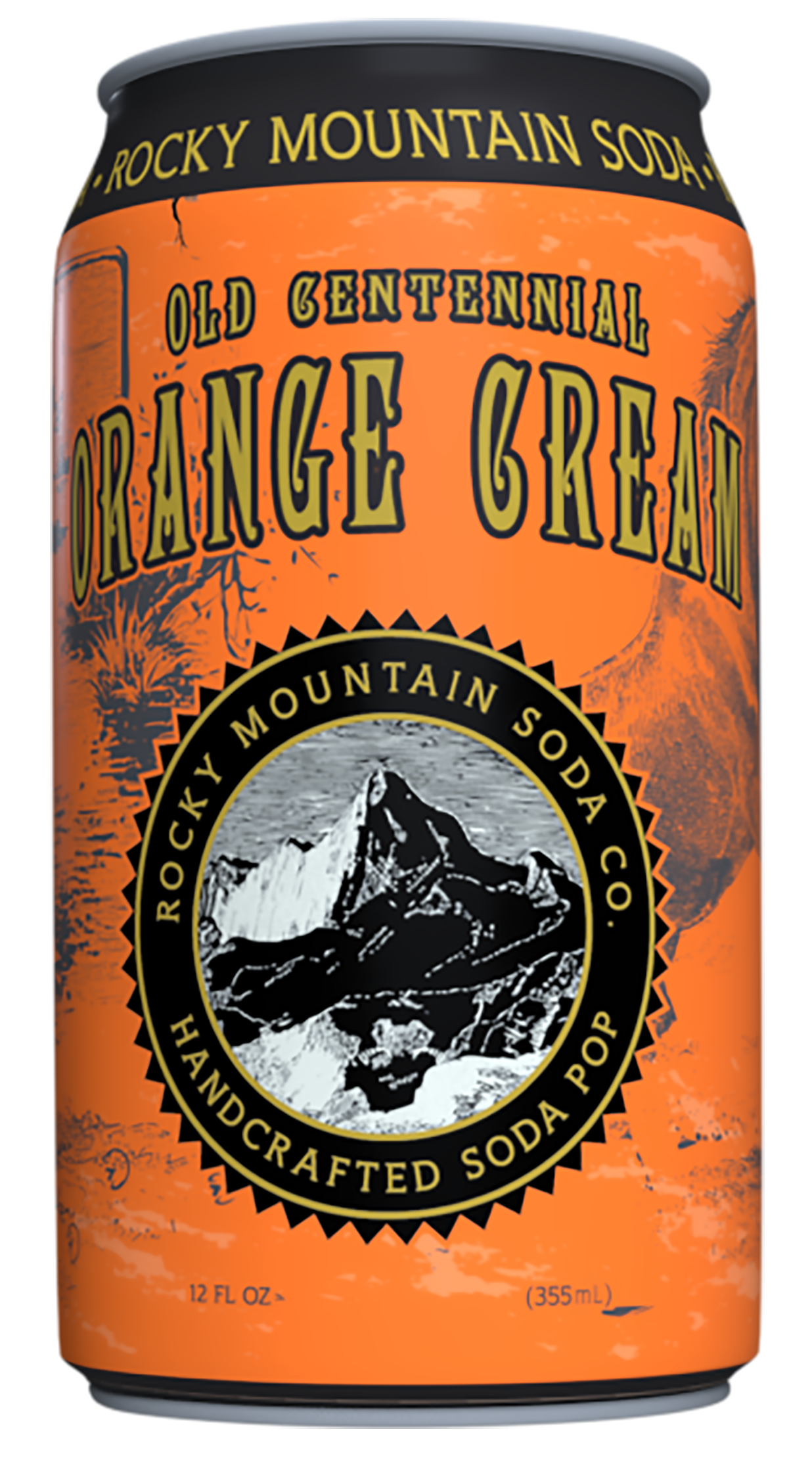 Old Centennial Orange Cream Cans