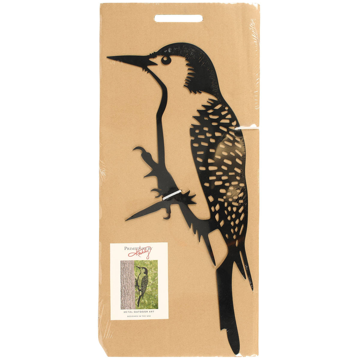 Woodpecker Metal Outdoor Art