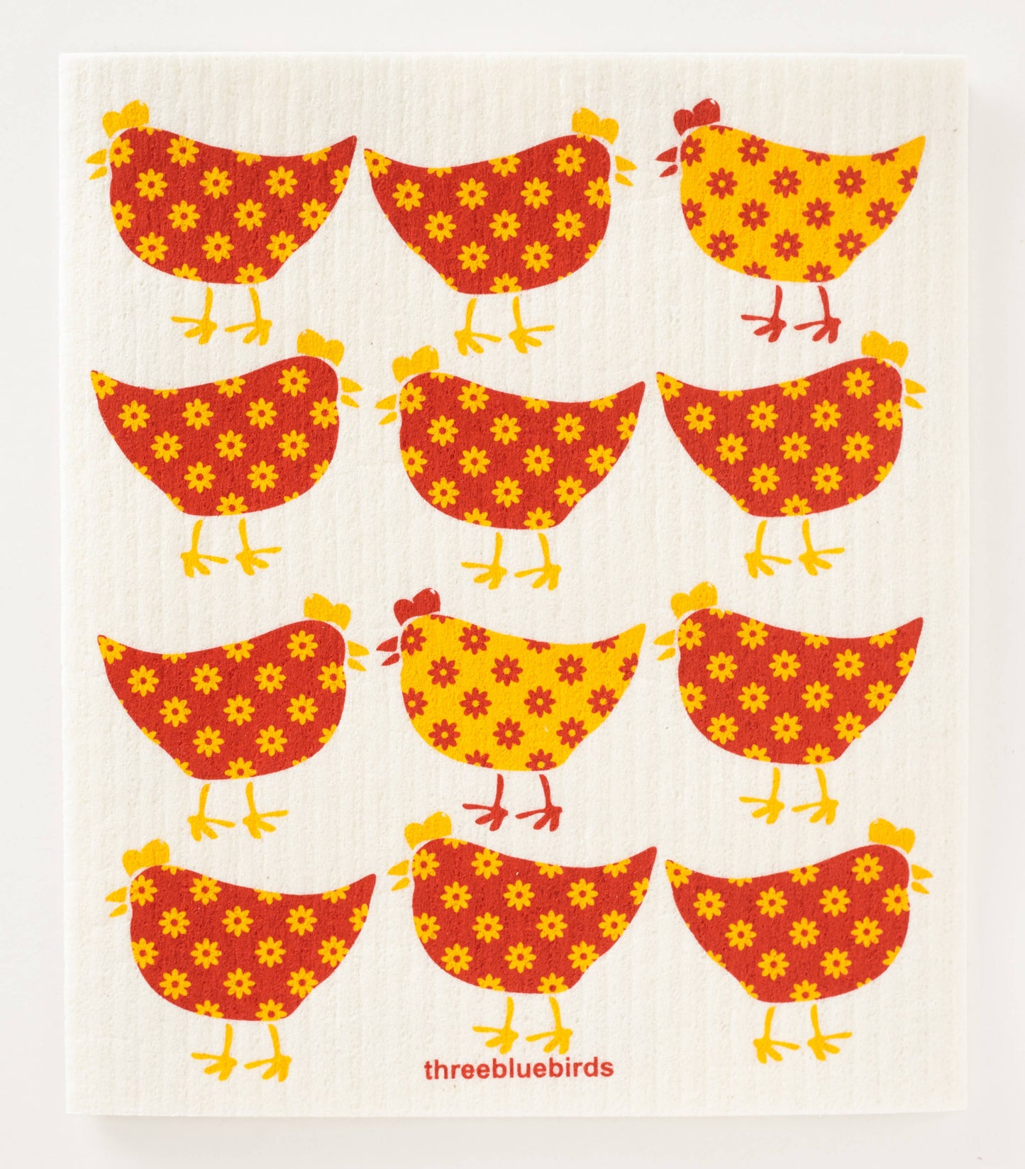 Little Chickens Swedish Dishcloth