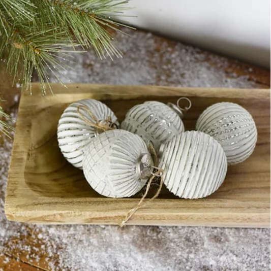 Antique White Christmas Ornaments