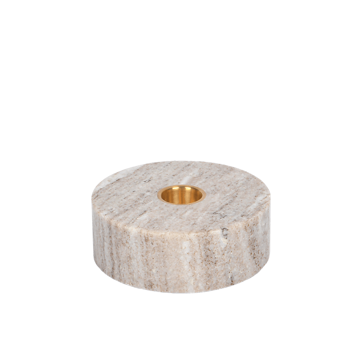 Marble base Candleholder, Desert  beige