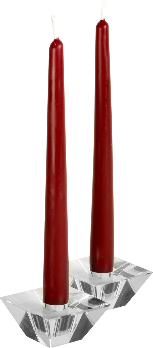 10'' Burgundy Tapered Candle