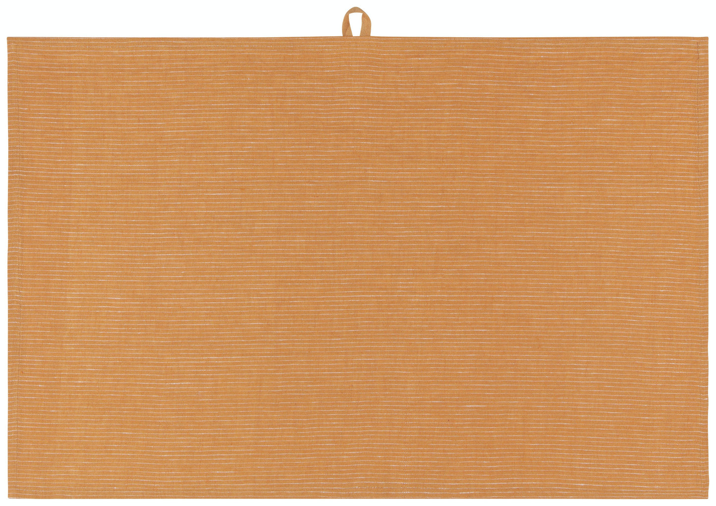 Ochre Pinstripe Linen Dishtowel