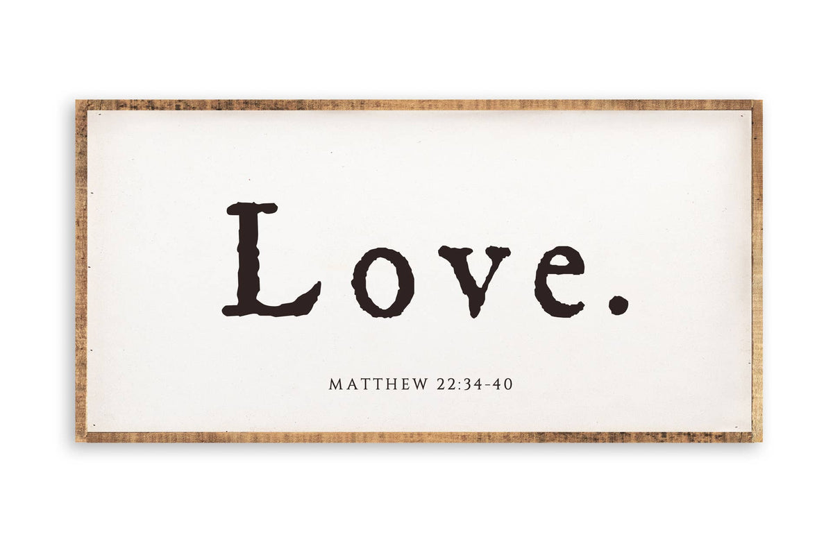 24 x 12" | Love