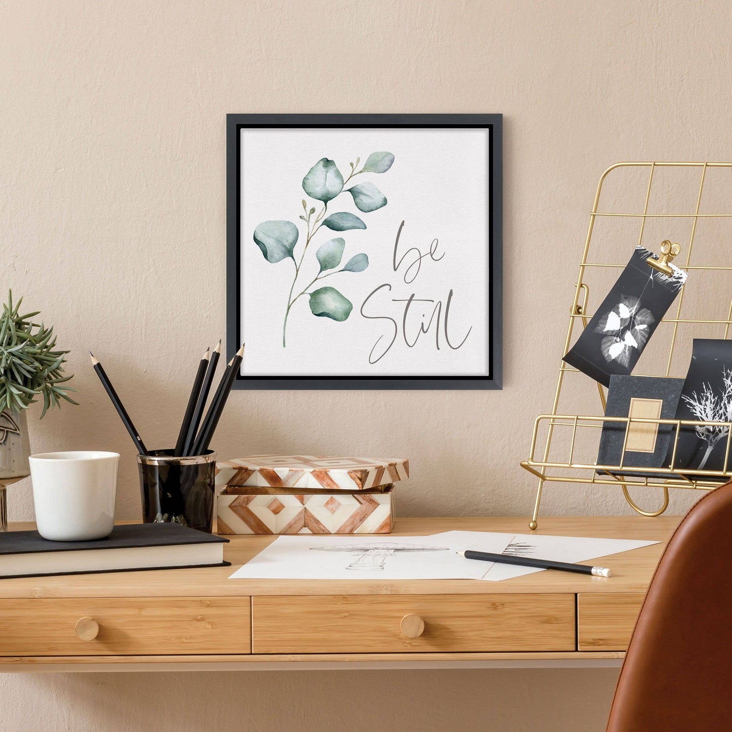 Be Still Framed Canvas