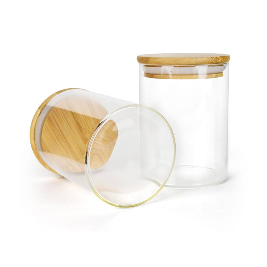 18oz/532ml Bamboo Lid Spice Jars