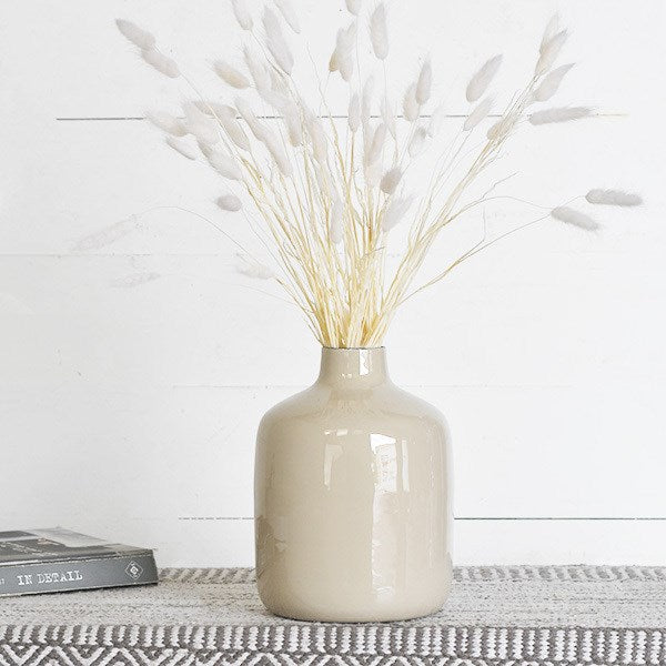 Enamel Coated Iron Vase | 8.66"